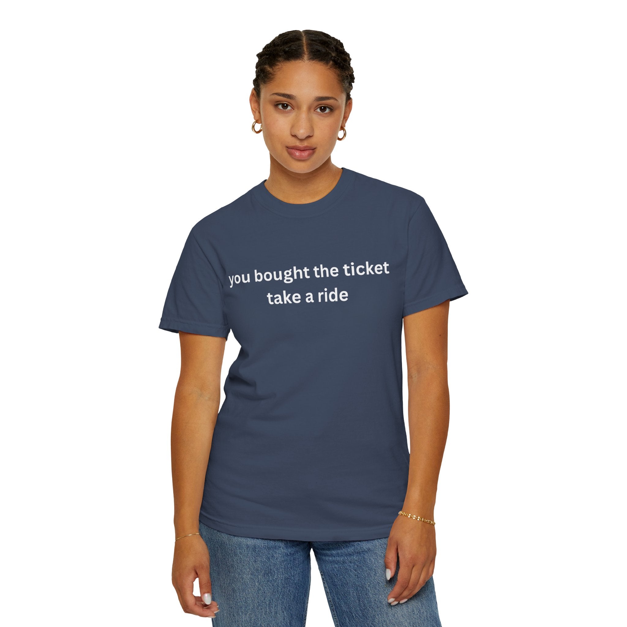 Adventure Awaits Unisex T-Shirt, Casual Wear, "You bought the ticket"