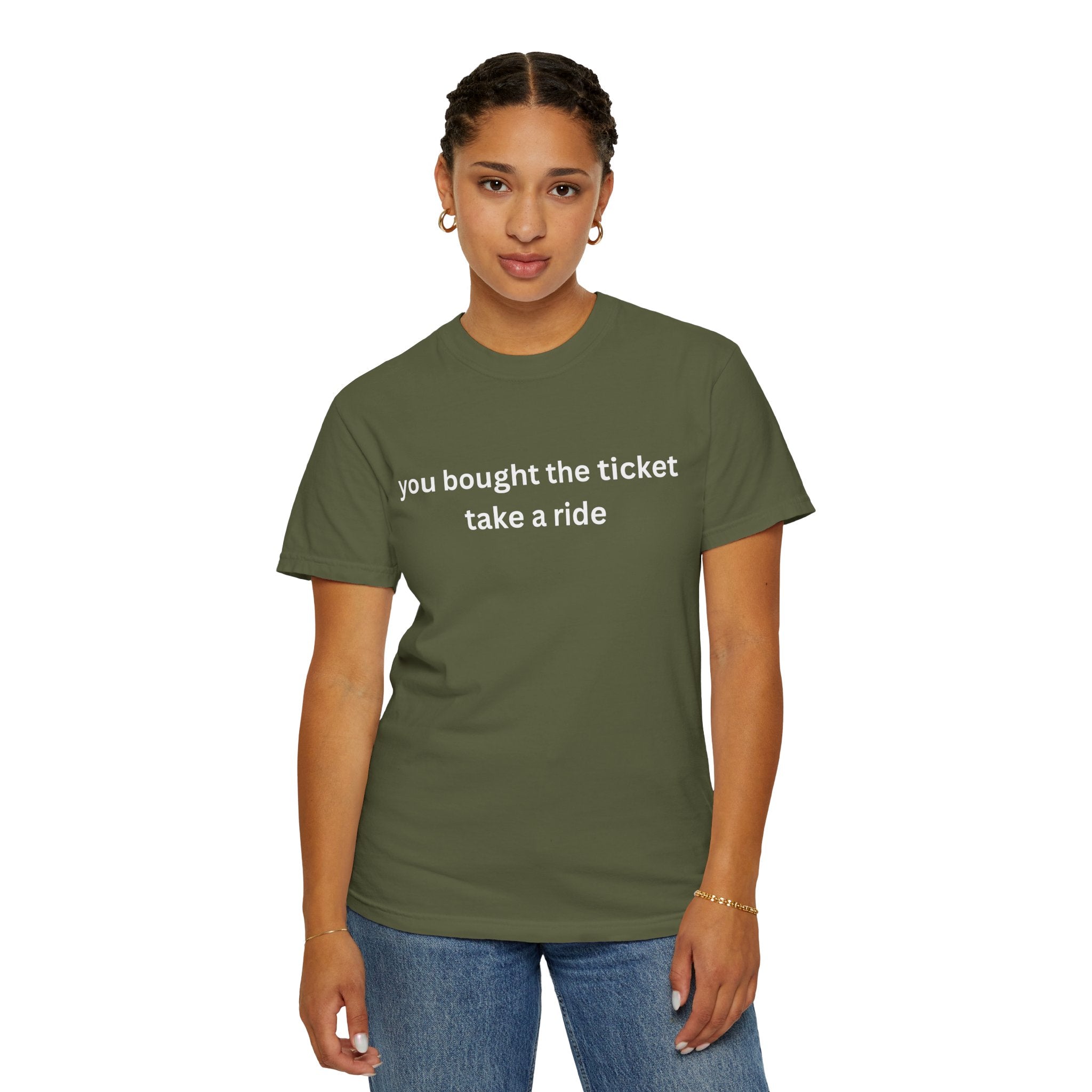 Adventure Awaits Unisex T-Shirt, Casual Wear, "You bought the ticket"