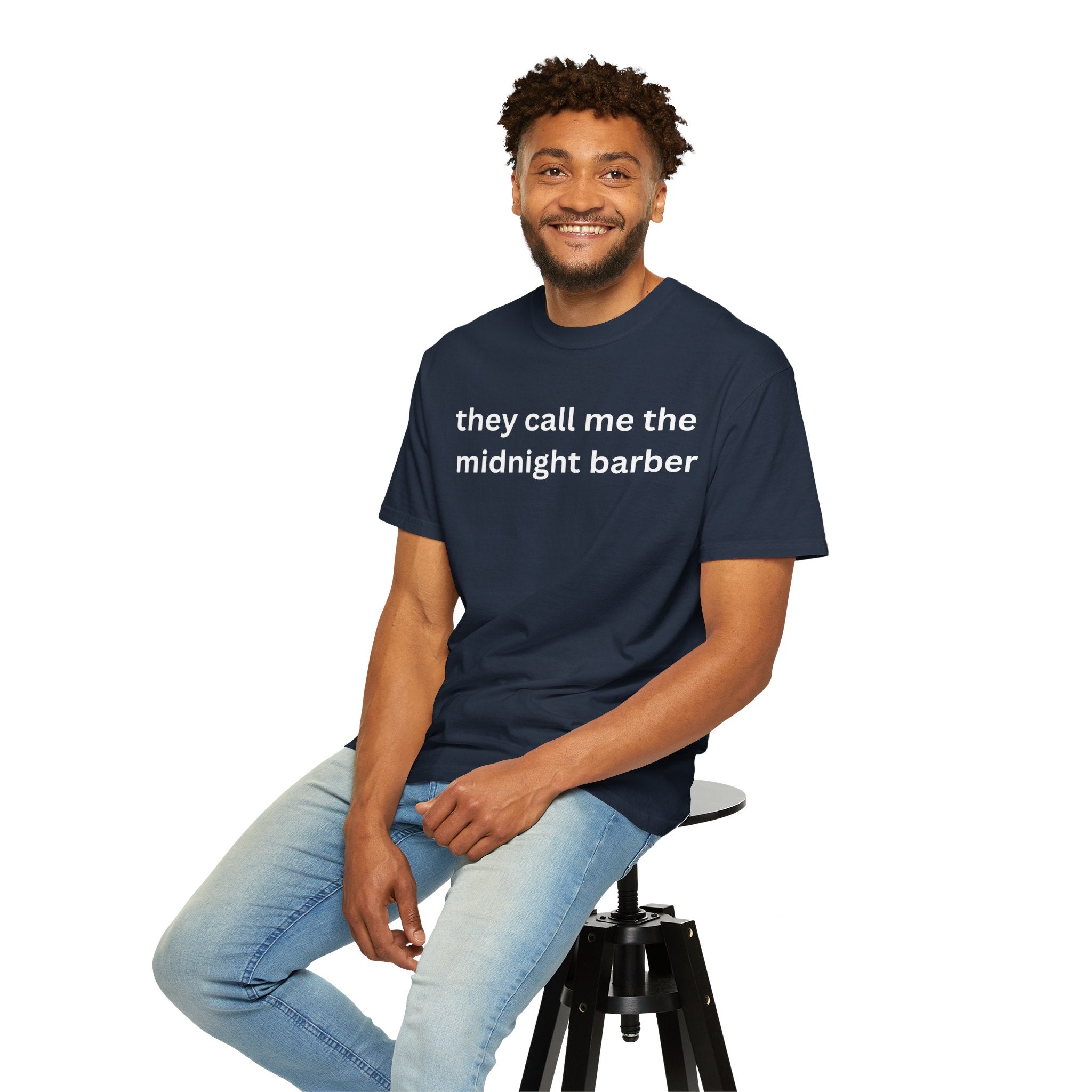 Midnight Barber T-Shirt, Casual Unisex Tee