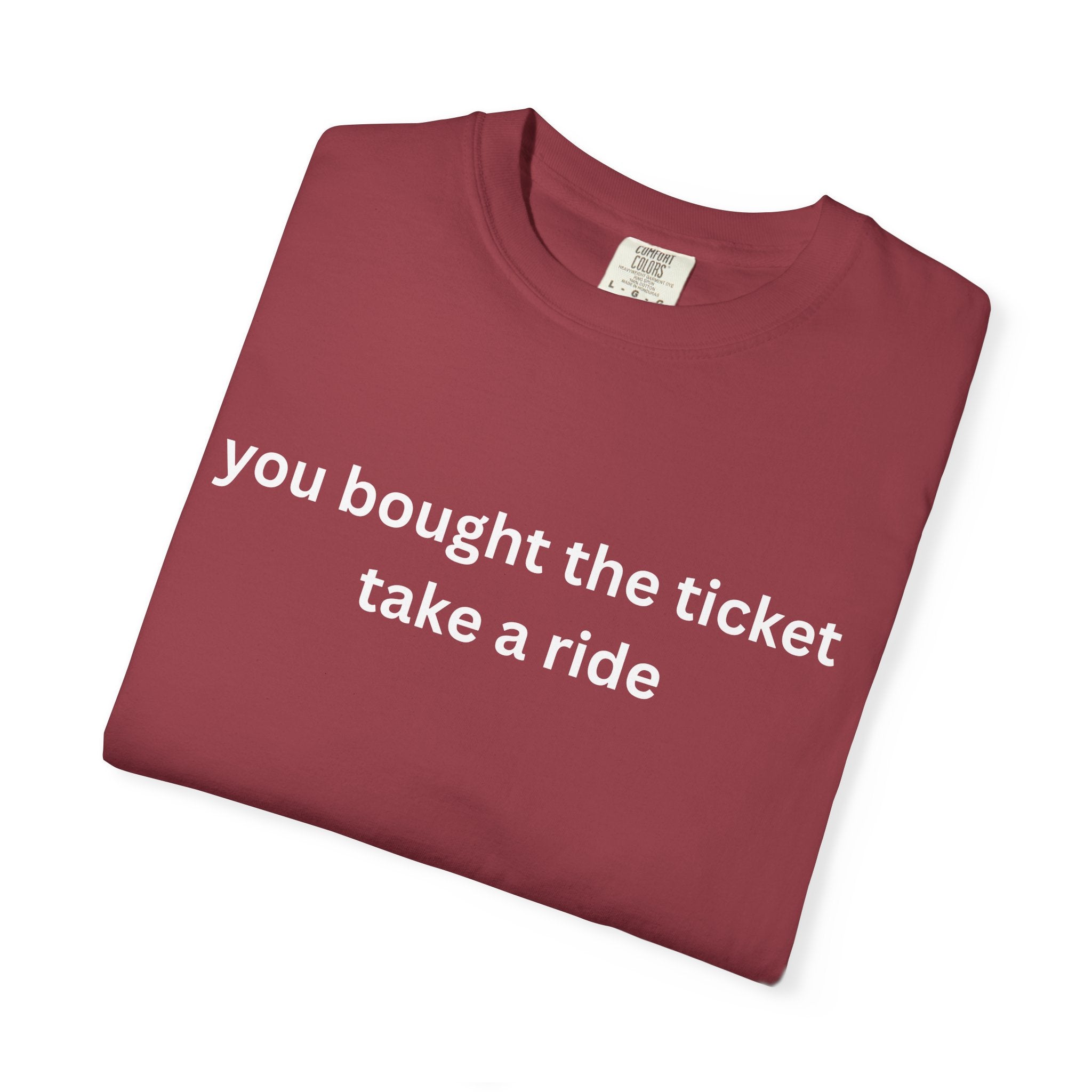 Adventure Awaits Unisex T-Shirt, Casual Wear, "You bought the ticket"
