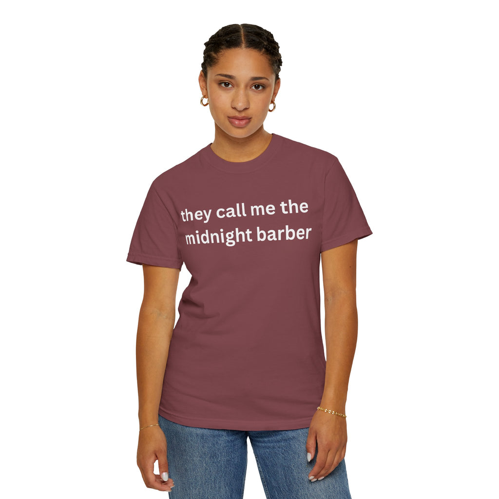 Midnight Barber T-Shirt, Casual Unisex Tee