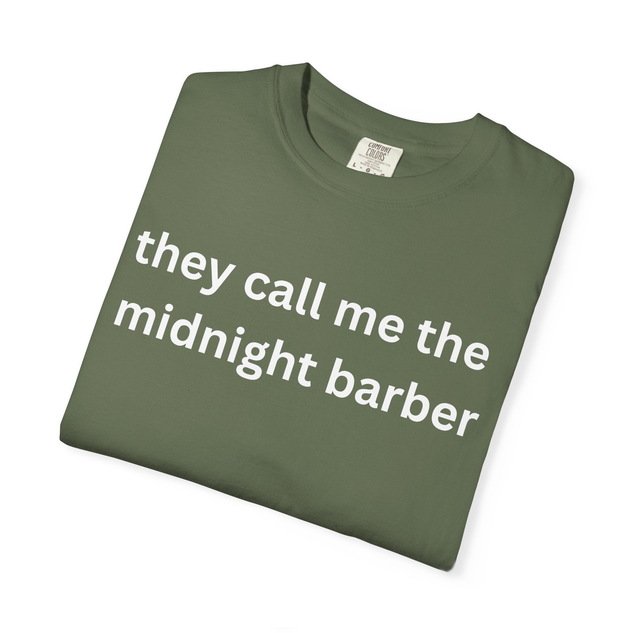 Midnight Barber T-Shirt, Casual Unisex Tee