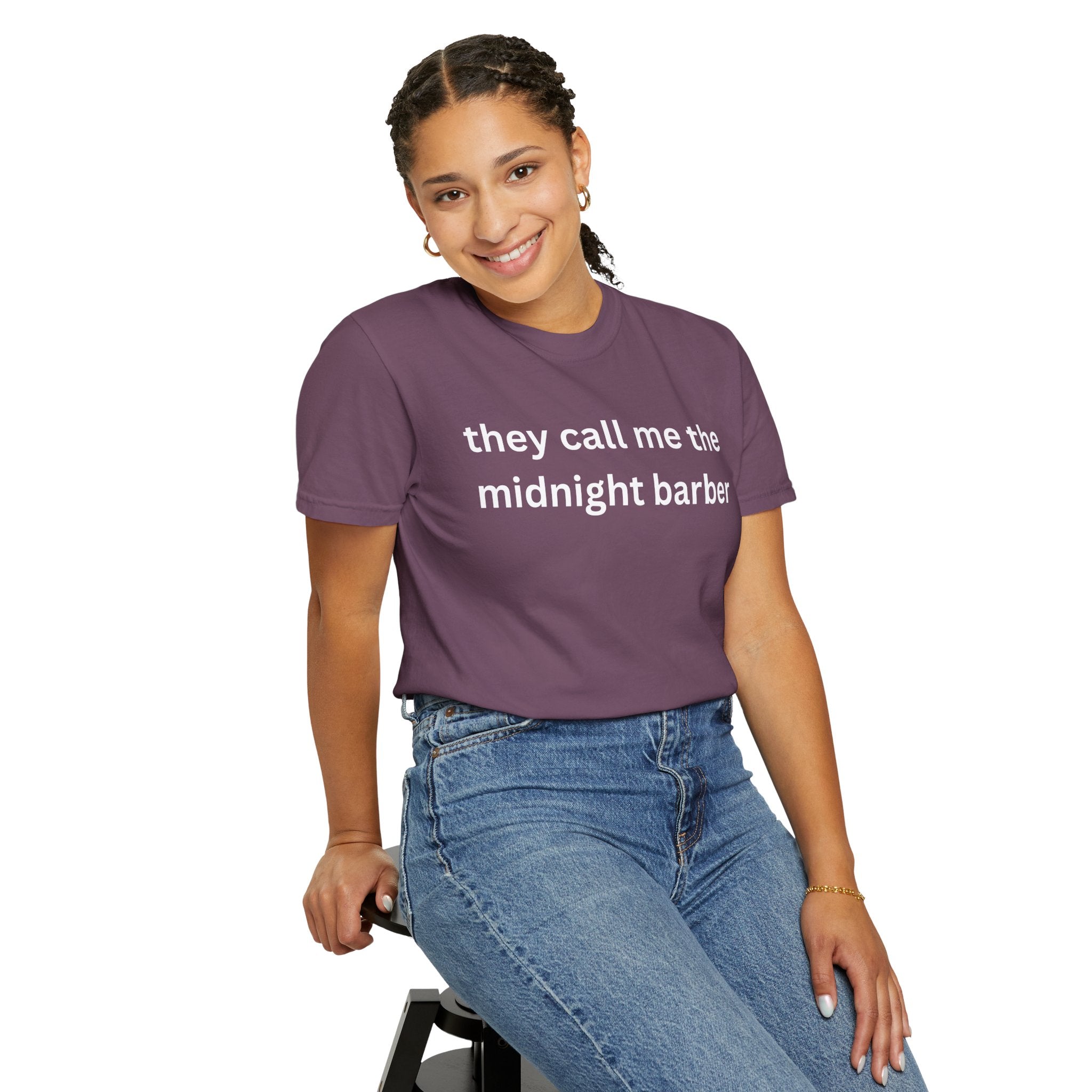 Midnight Barber T-Shirt, Casual Unisex Tee