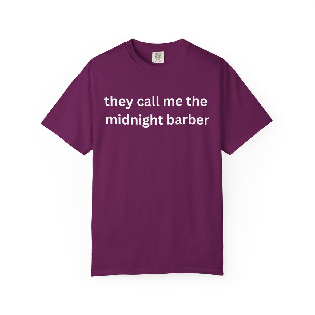 Midnight Barber T-Shirt, Casual Unisex Tee