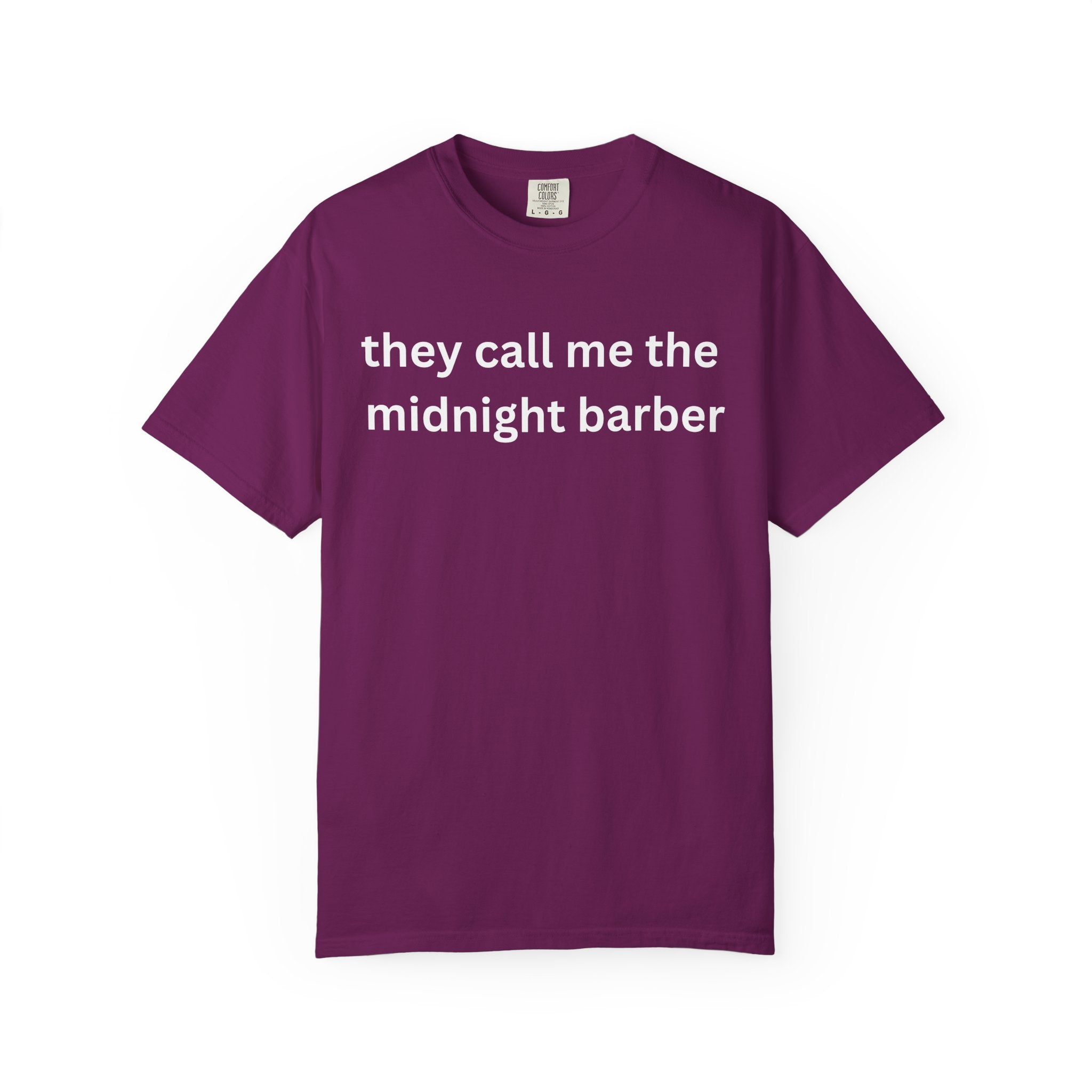 Midnight Barber T-Shirt, Casual Unisex Tee