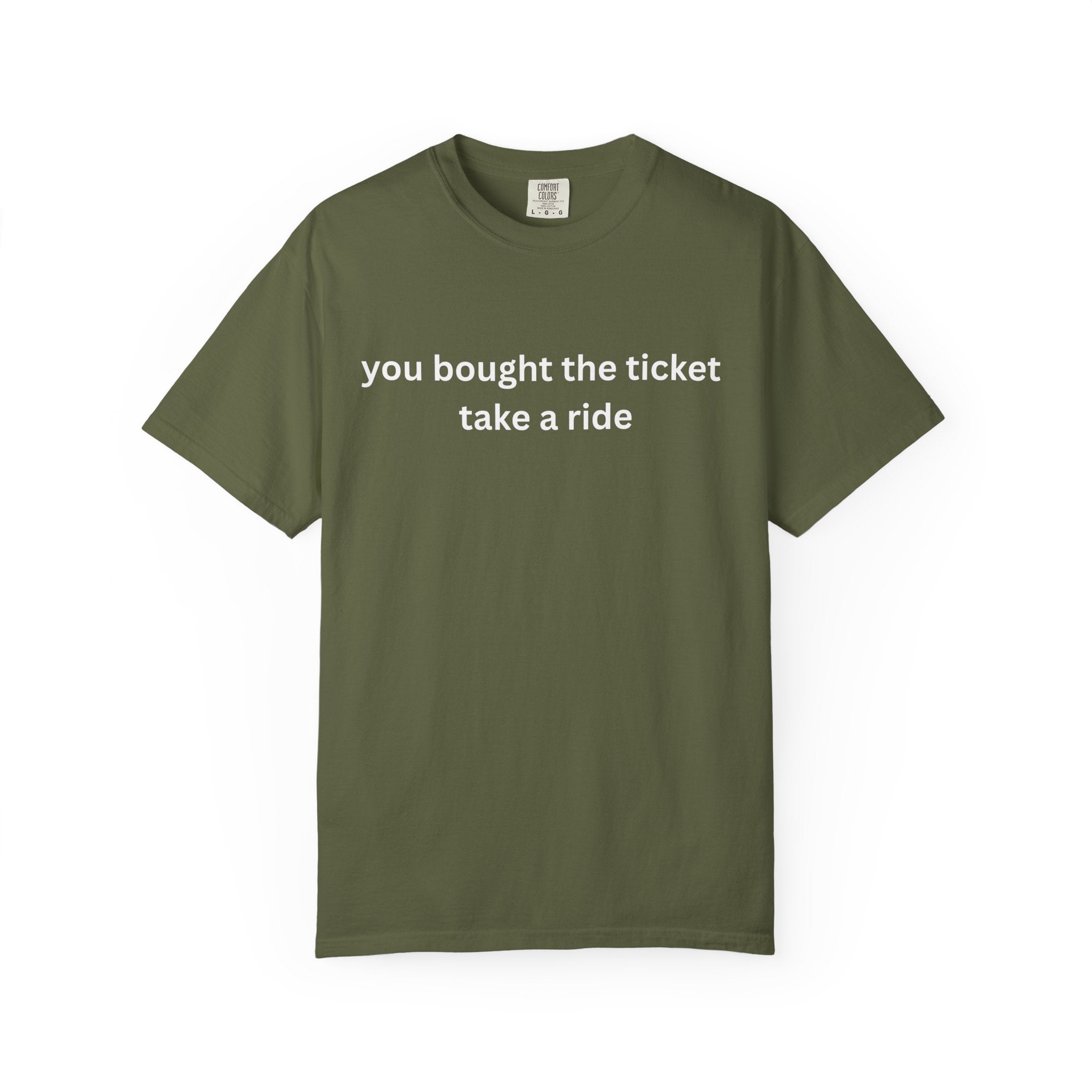 Adventure Awaits Unisex T-Shirt, Casual Wear, "You bought the ticket"