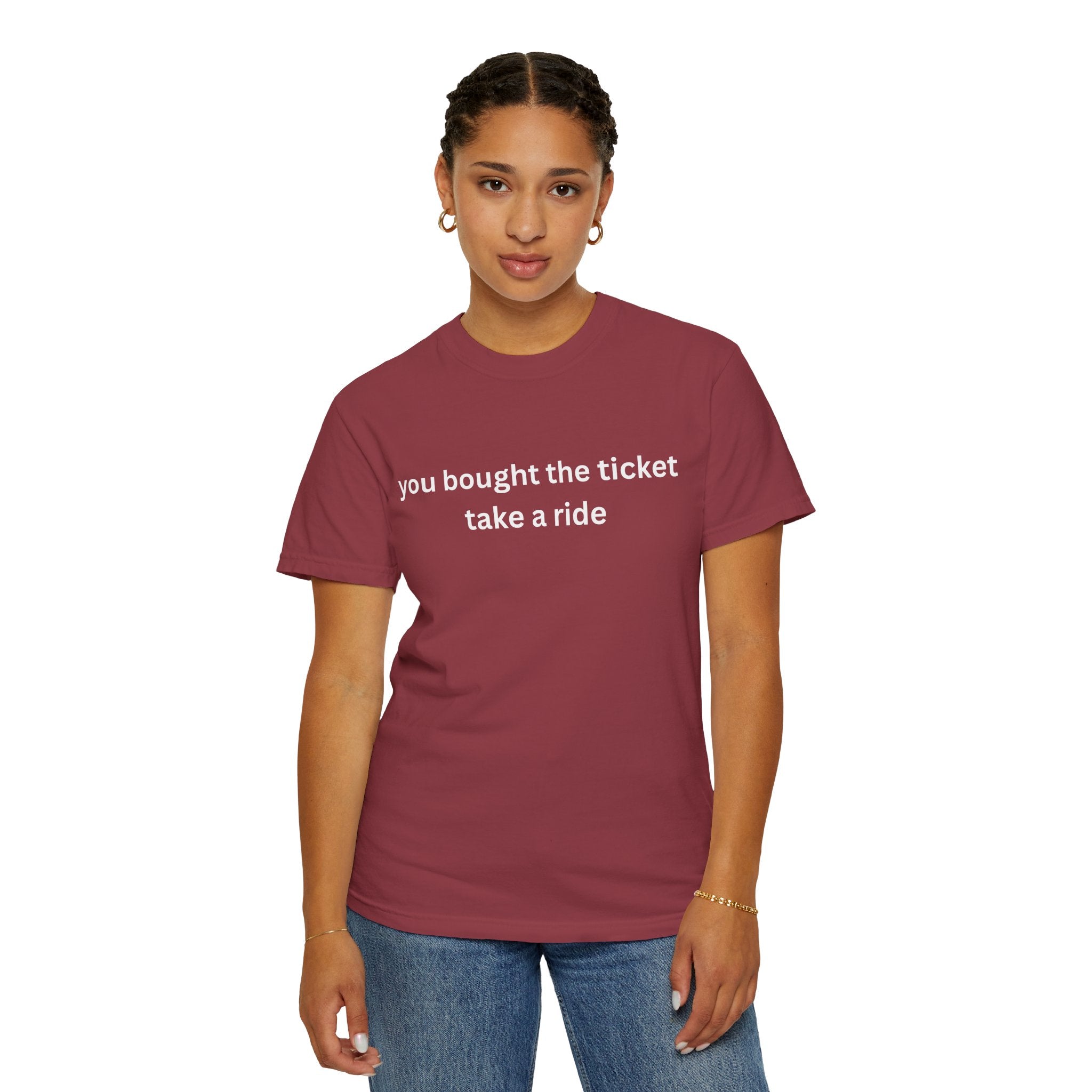 Adventure Awaits Unisex T-Shirt, Casual Wear, "You bought the ticket"