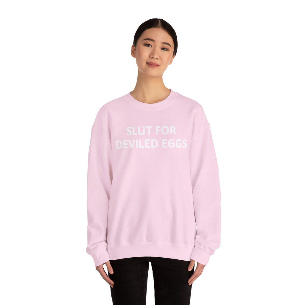 Deviled Eggs Lover Sweatshirt - Unisex Heavy Blend™ Crewneck