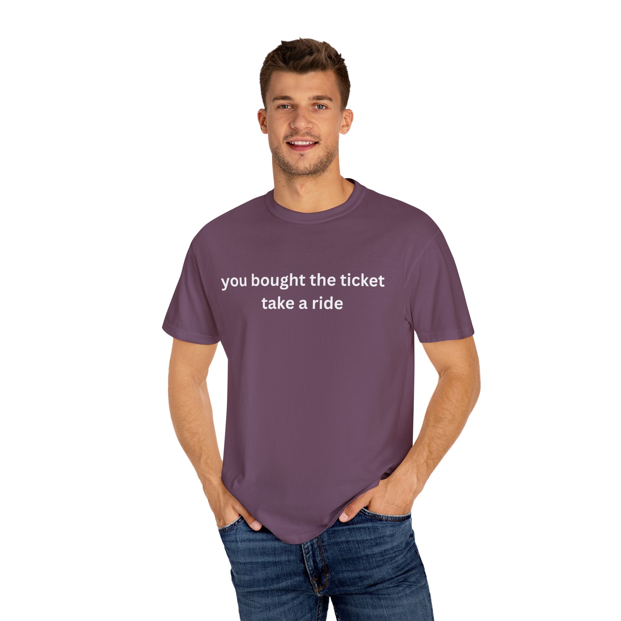 Adventure Awaits Unisex T-Shirt, Casual Wear, "You bought the ticket"