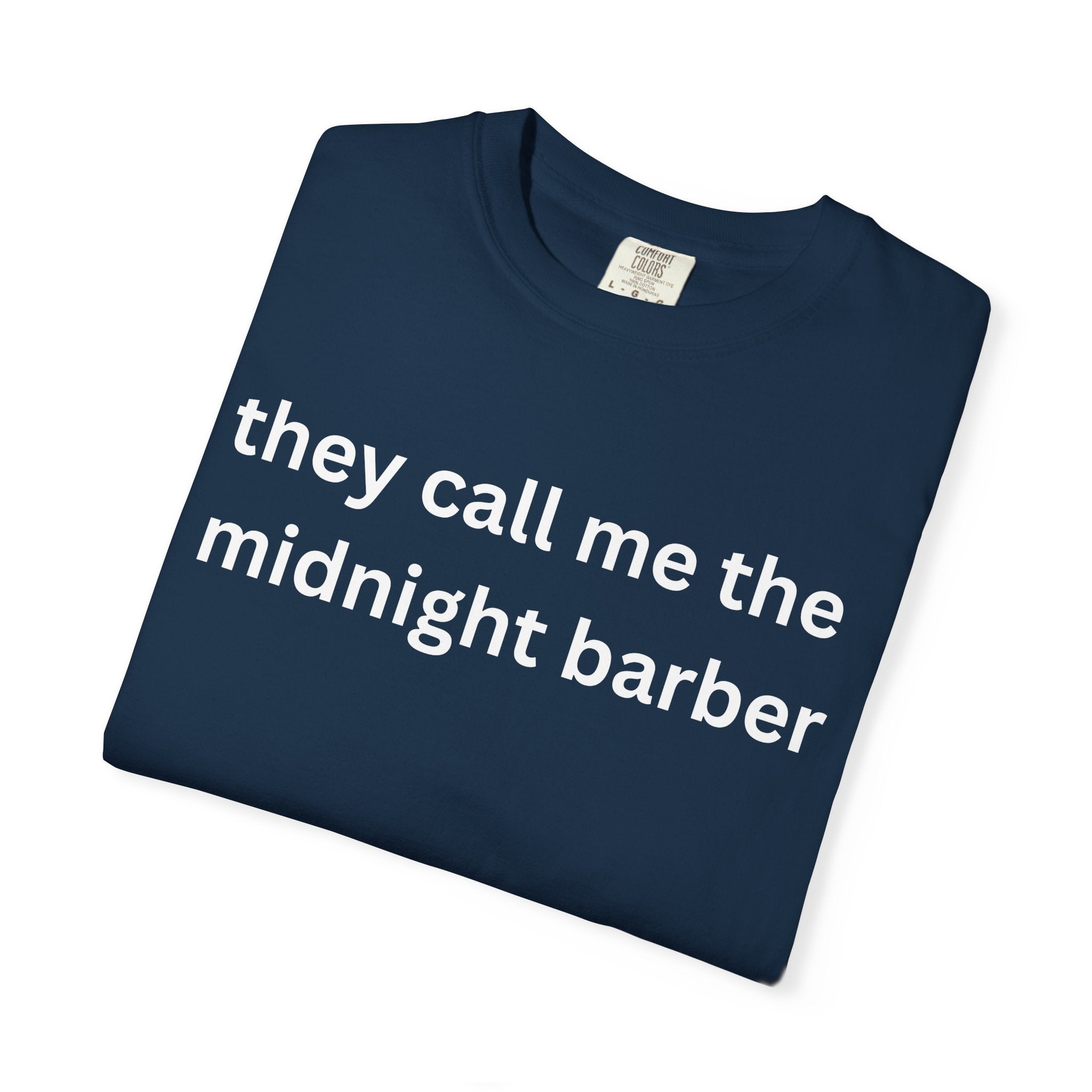 Midnight Barber T-Shirt, Casual Unisex Tee