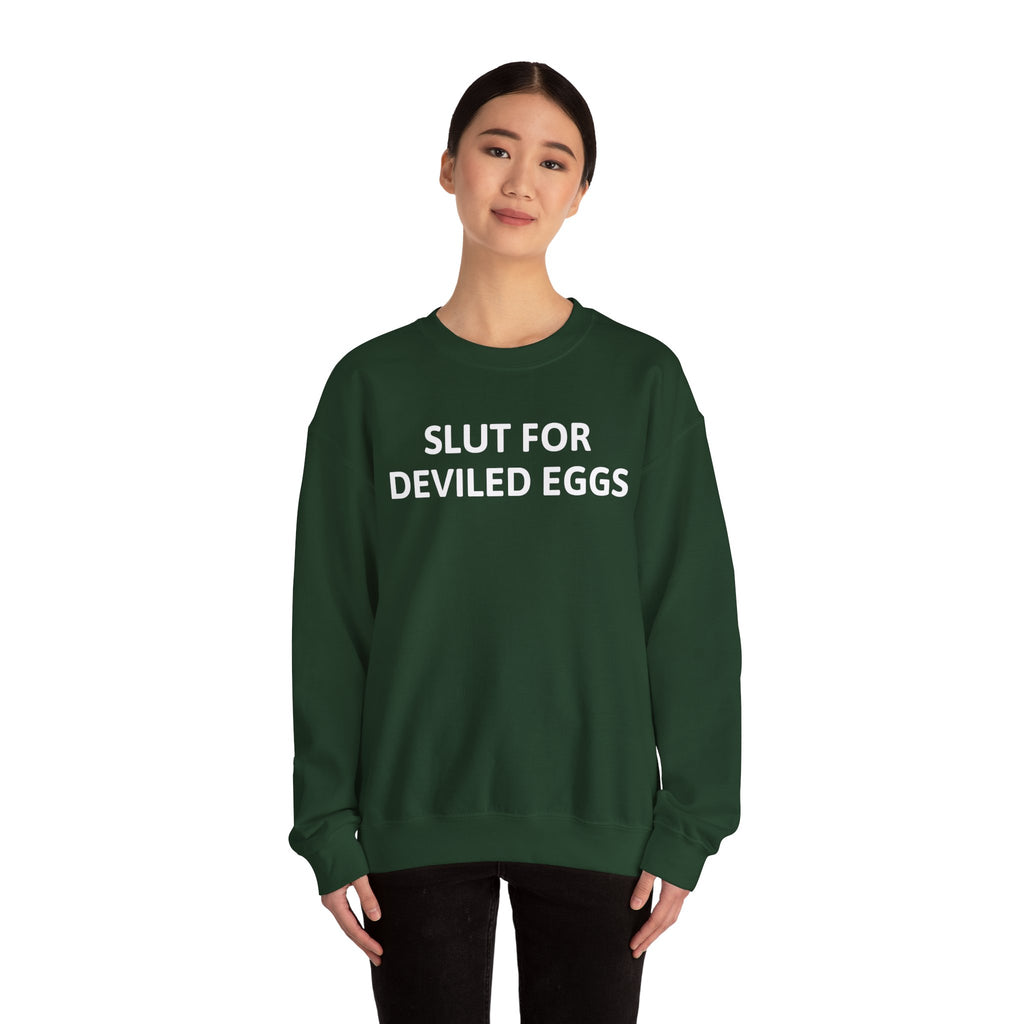 Deviled Eggs Lover Sweatshirt - Unisex Heavy Blend™ Crewneck