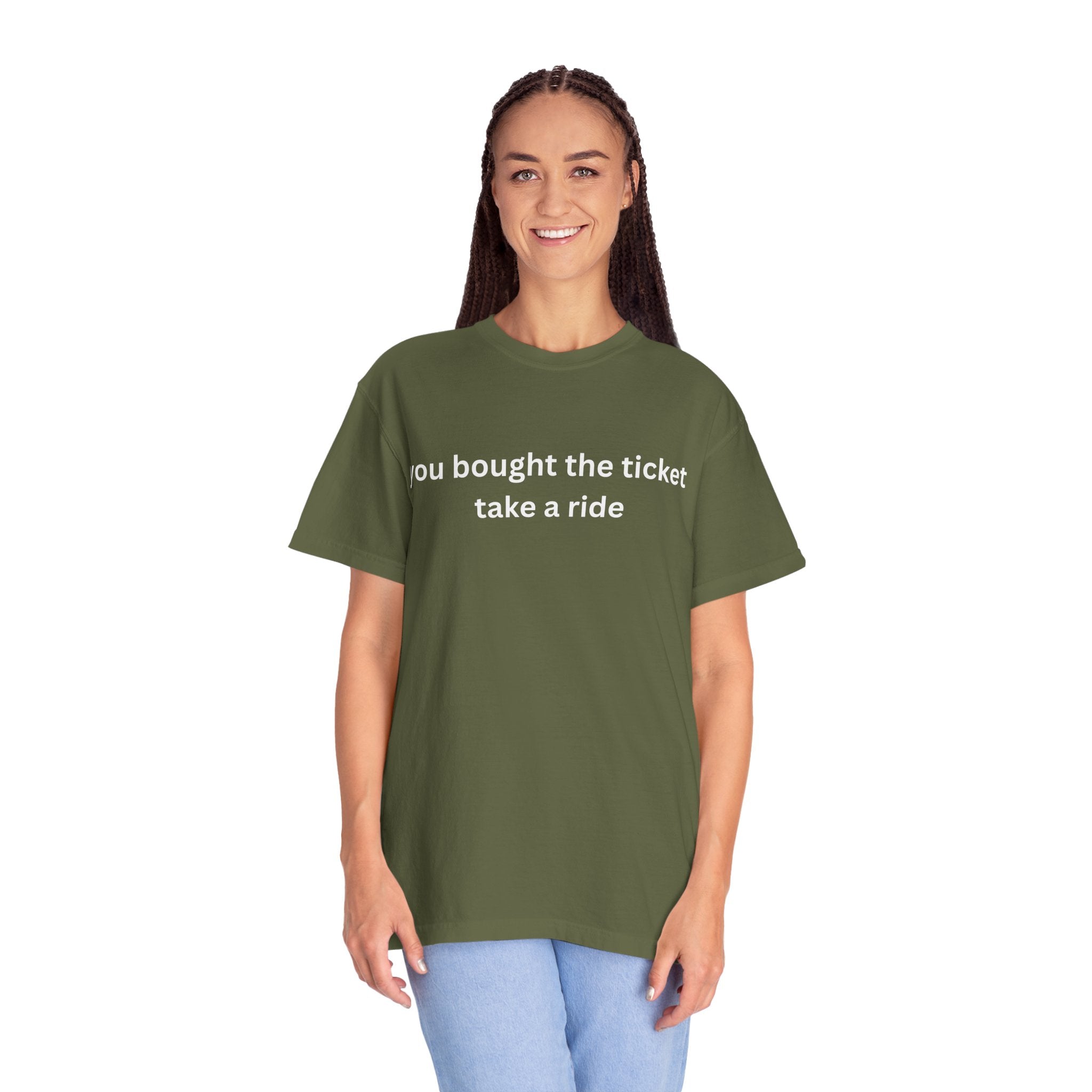 Adventure Awaits Unisex T-Shirt, Casual Wear, "You bought the ticket"
