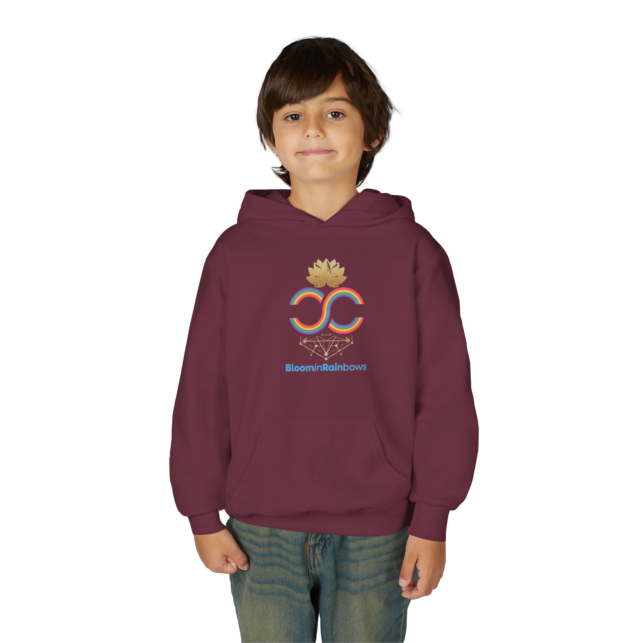Youth Bloomin Rainbows Kids Hoodie