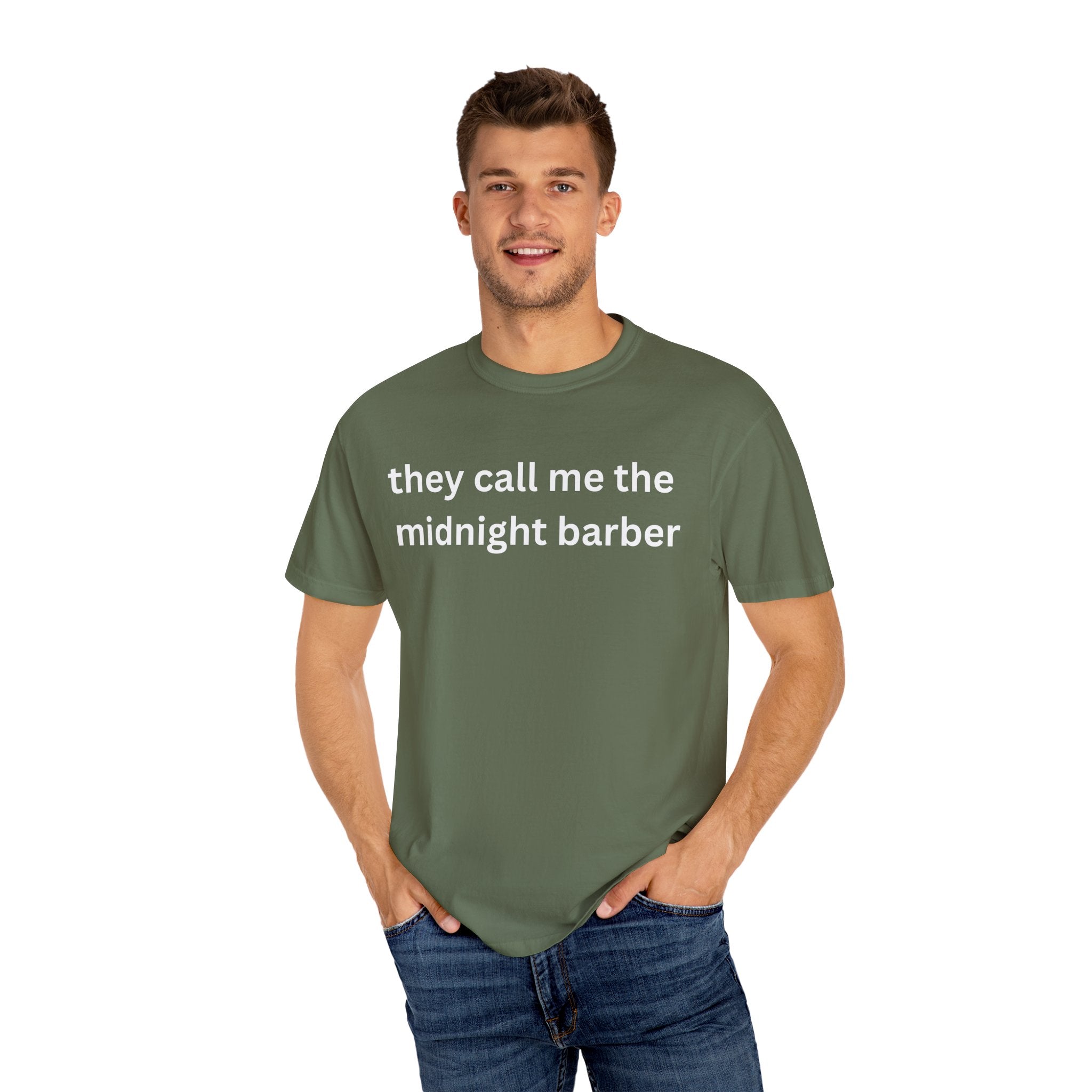 Midnight Barber T-Shirt, Casual Unisex Tee