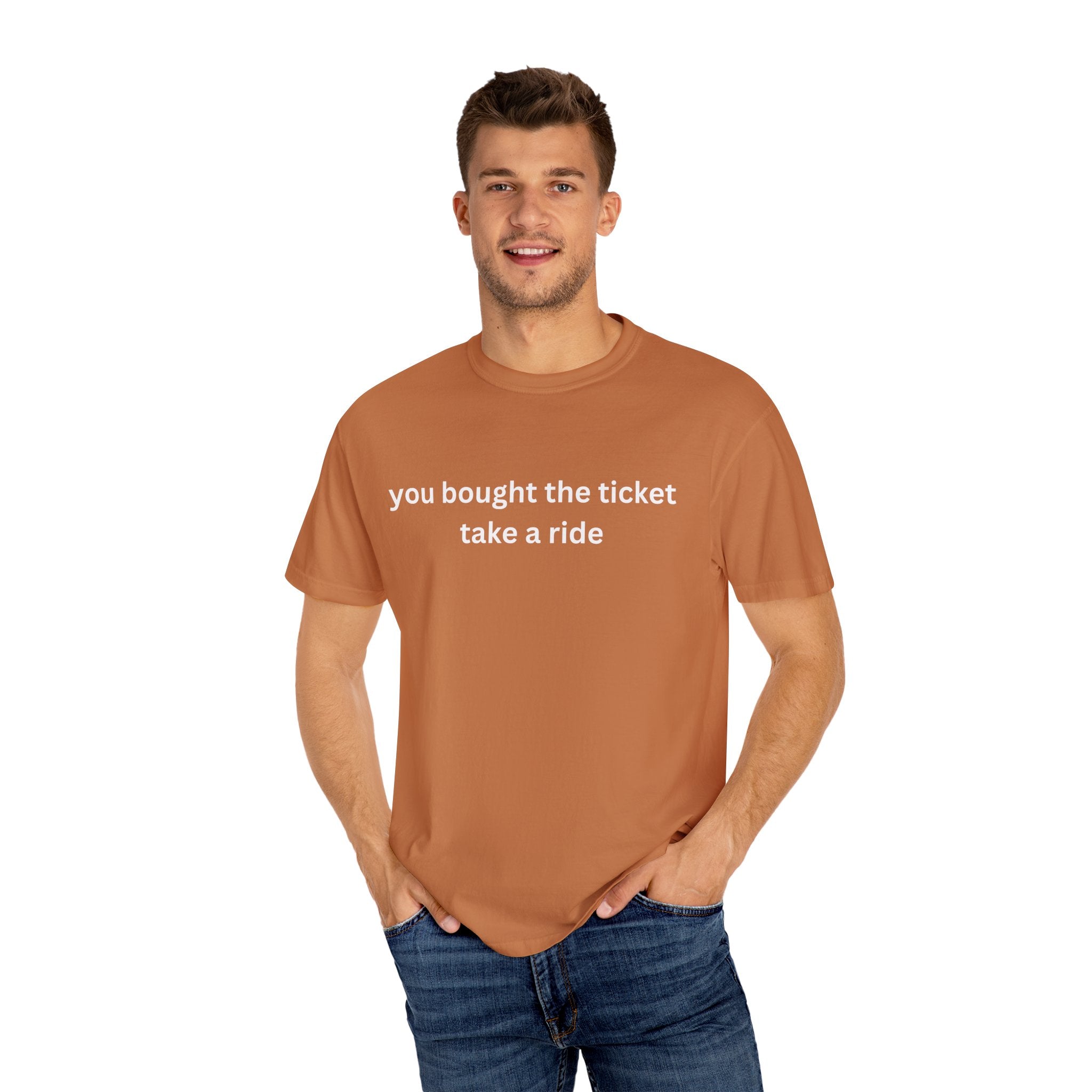 Adventure Awaits Unisex T-Shirt, Casual Wear, "You bought the ticket"