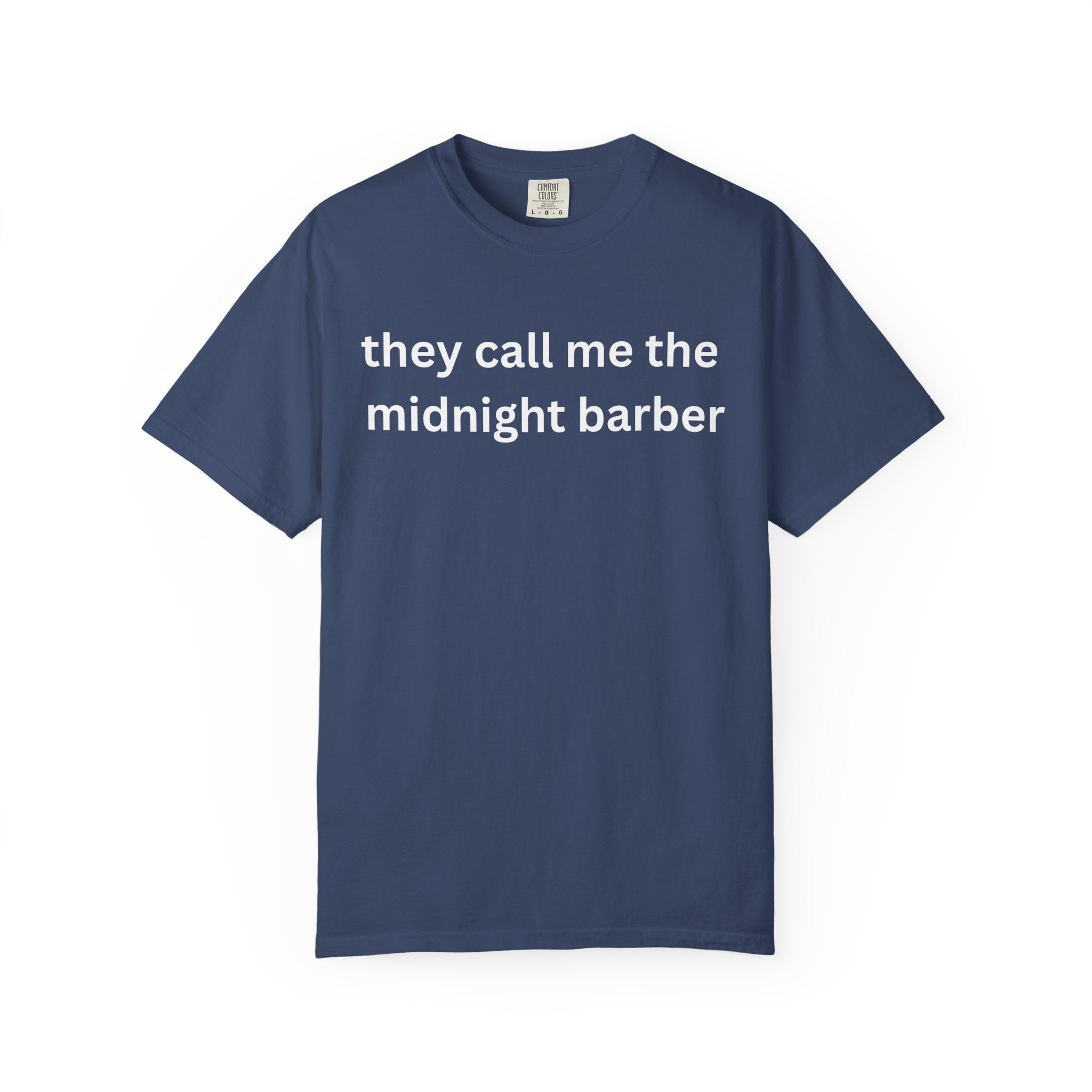 Midnight Barber T-Shirt, Casual Unisex Tee