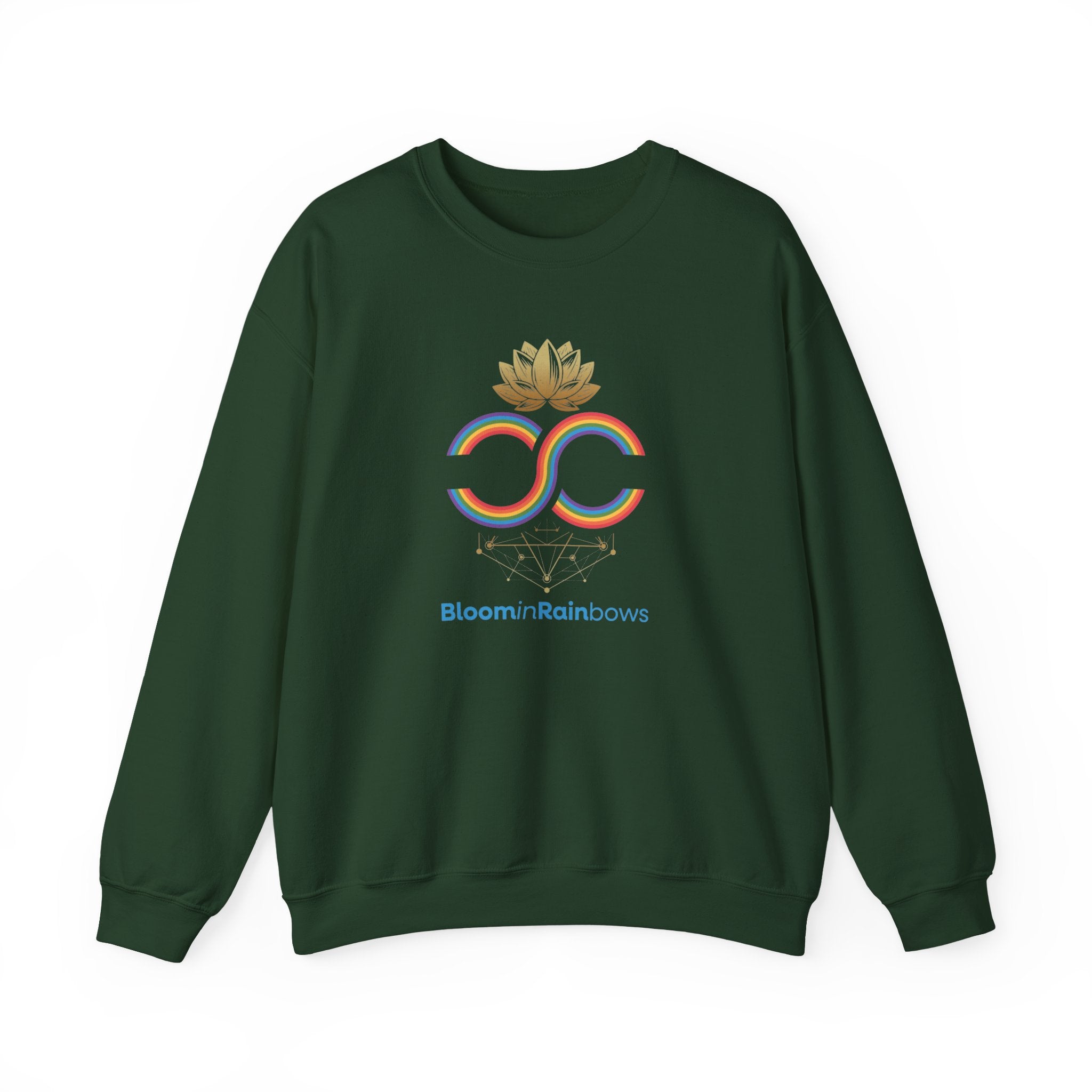 Bloomin Rainbows Crewneck Sweatshirt