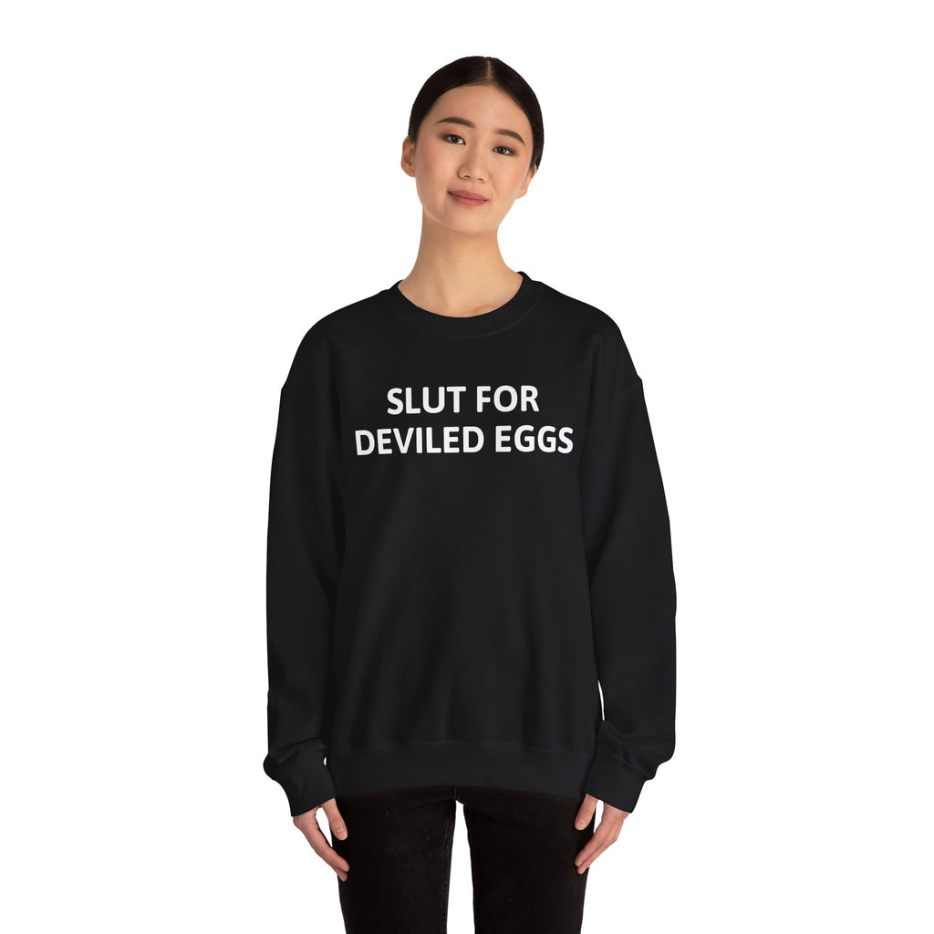 Deviled Eggs Lover Sweatshirt - Unisex Heavy Blend™ Crewneck