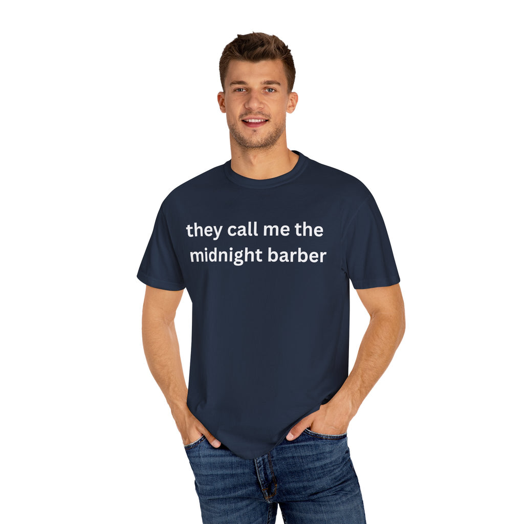Midnight Barber T-Shirt, Casual Unisex Tee