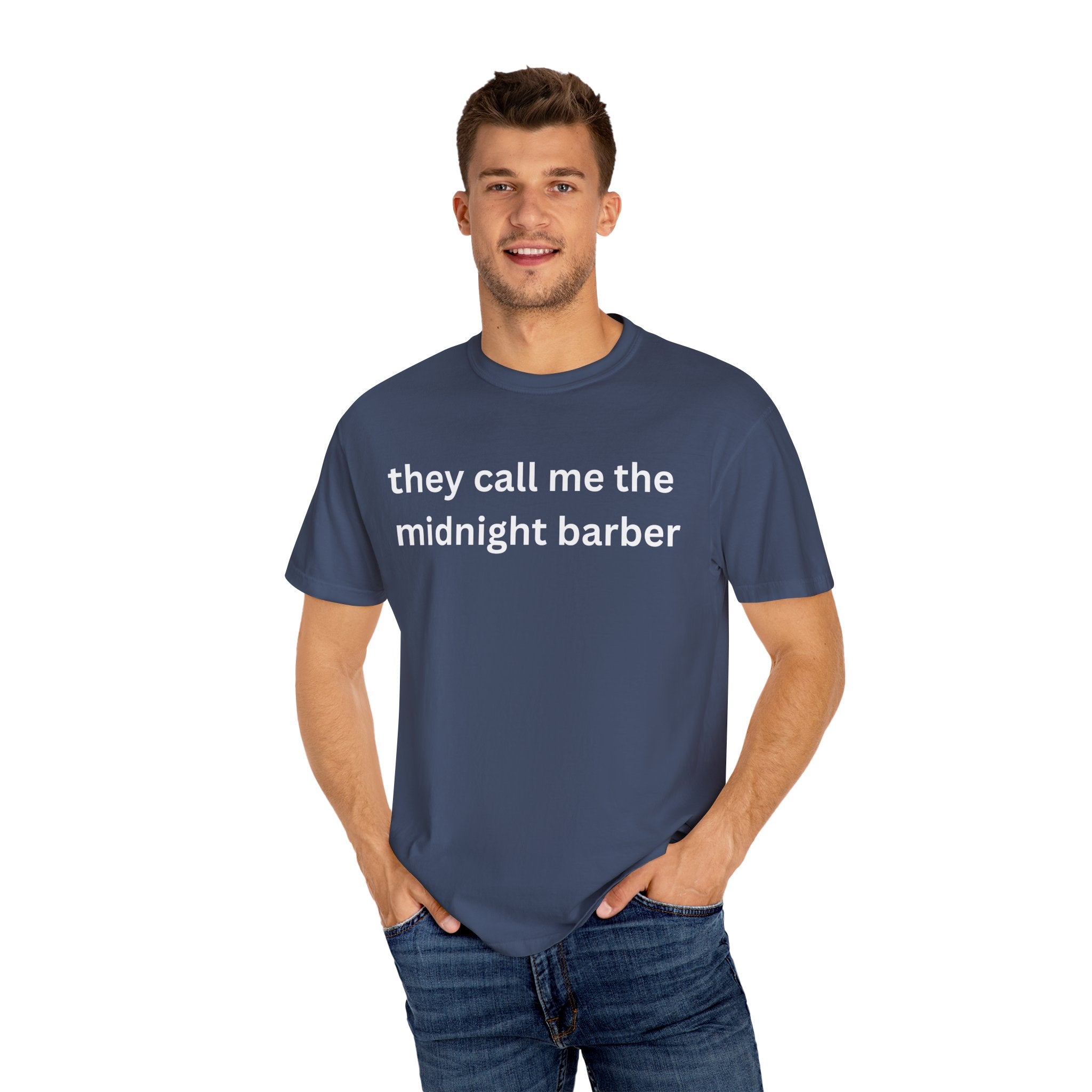 Midnight Barber T-Shirt, Casual Unisex Tee