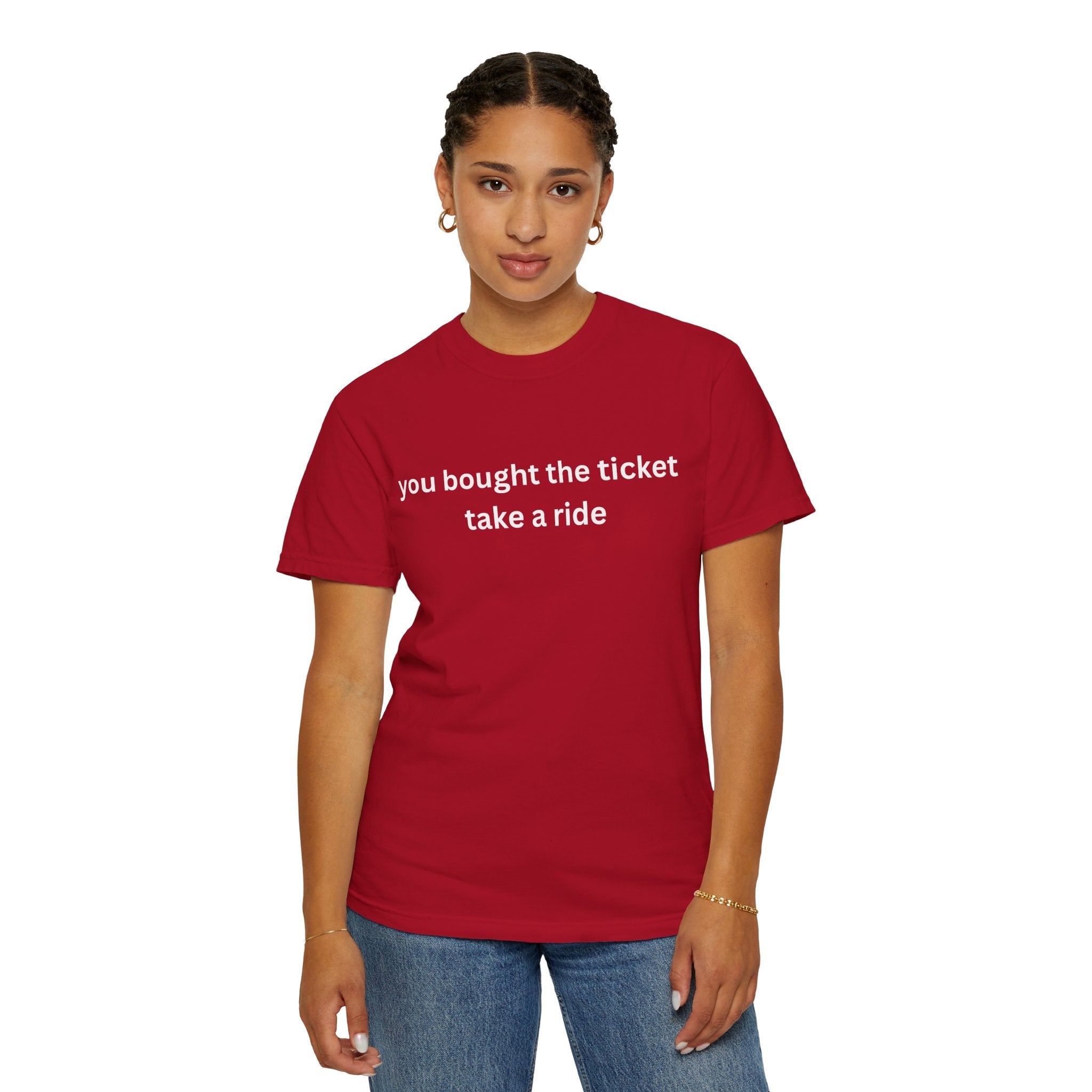 Adventure Awaits Unisex T-Shirt, Casual Wear, "You bought the ticket"
