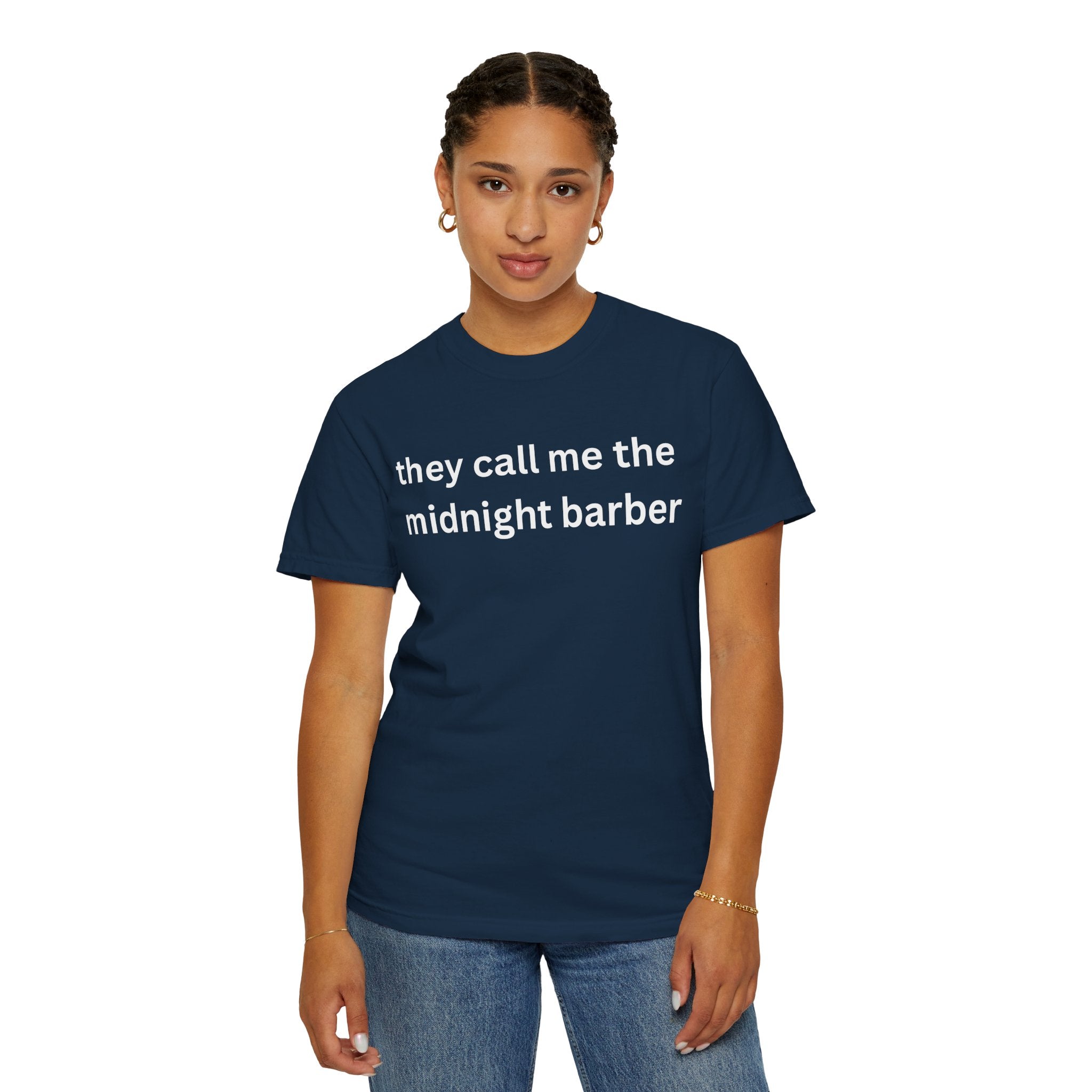 Midnight Barber T-Shirt, Casual Unisex Tee