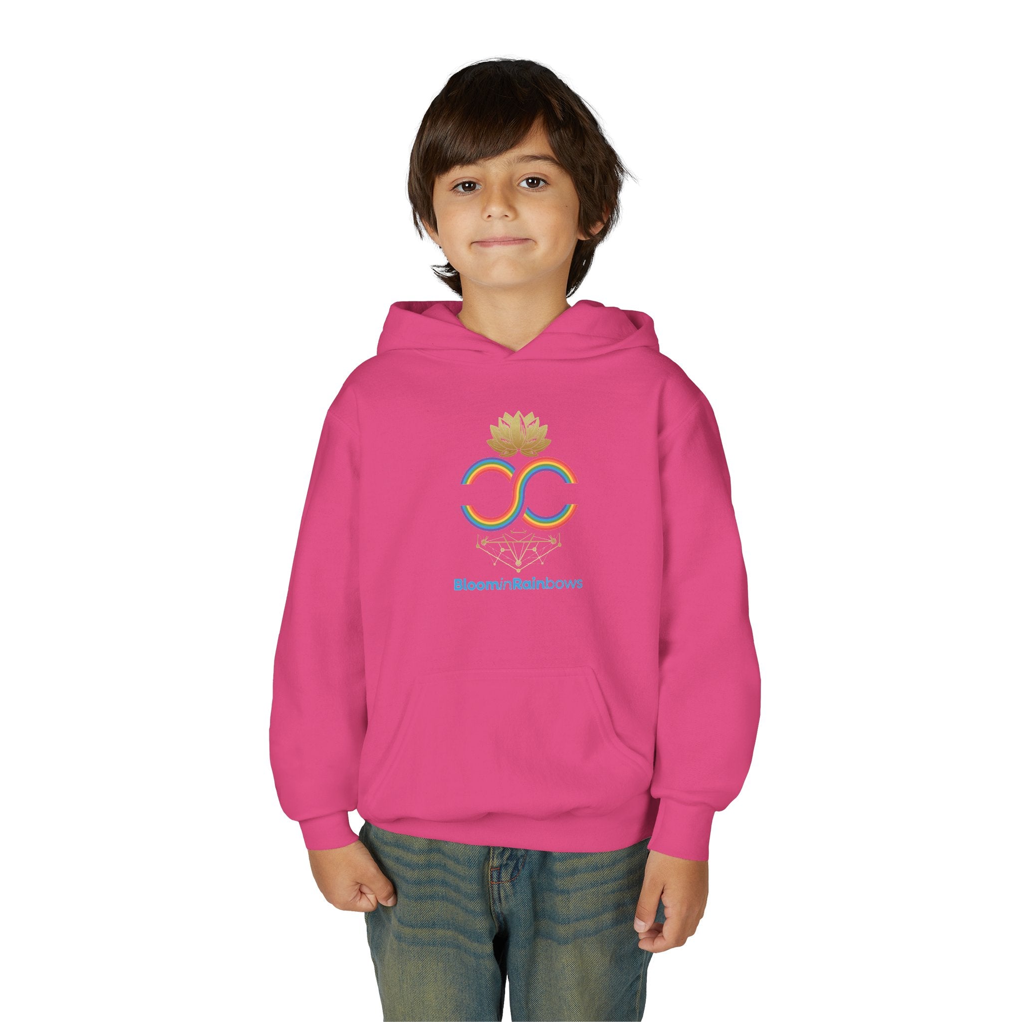 Youth Bloomin Rainbows Kids Hoodie