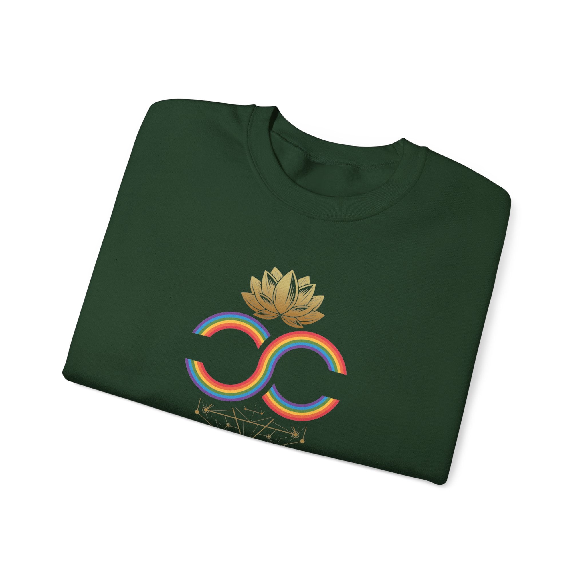 Bloomin Rainbows Crewneck Sweatshirt