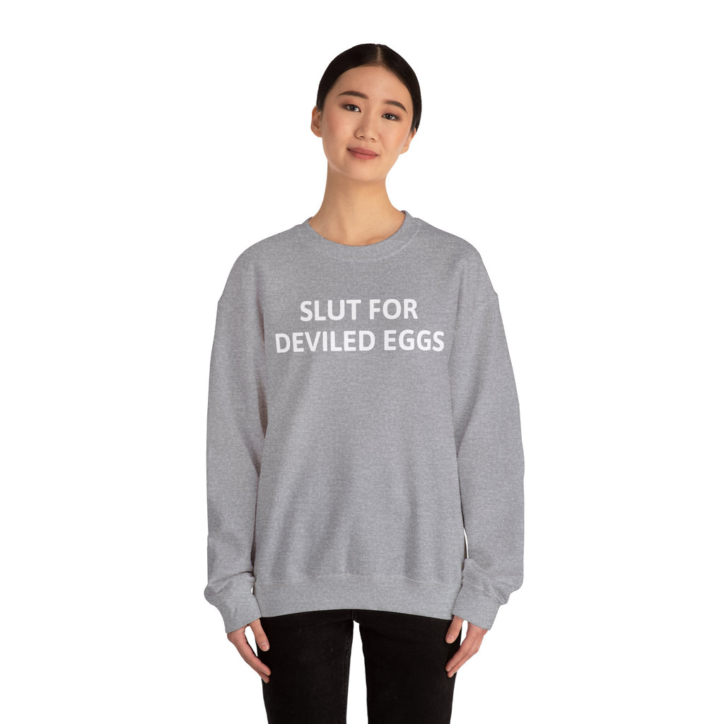 Deviled Eggs Lover Sweatshirt - Unisex Heavy Blend™ Crewneck