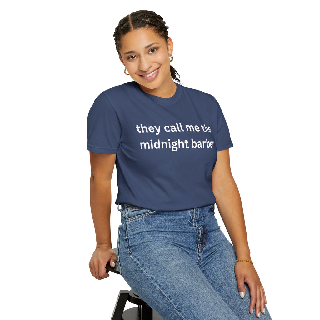 Midnight Barber T-Shirt, Casual Unisex Tee