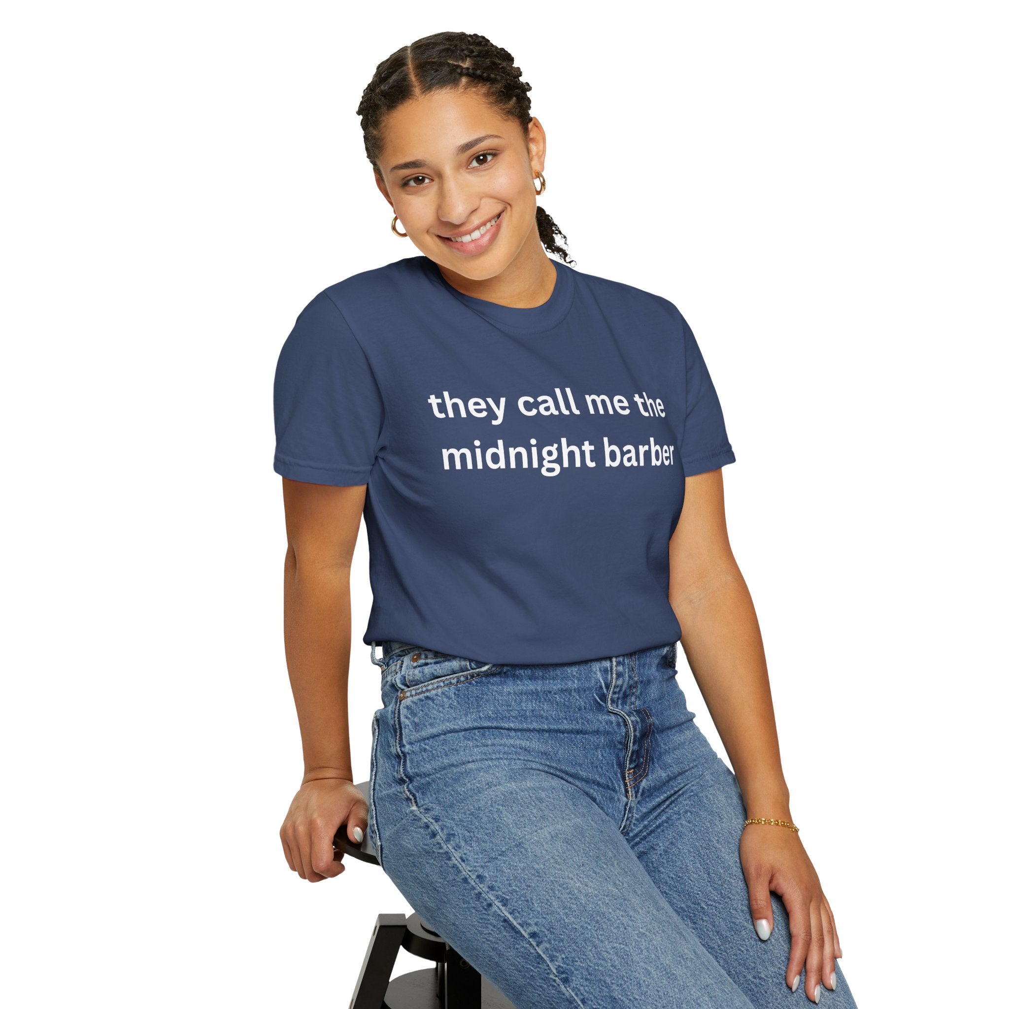 Midnight Barber T-Shirt, Casual Unisex Tee