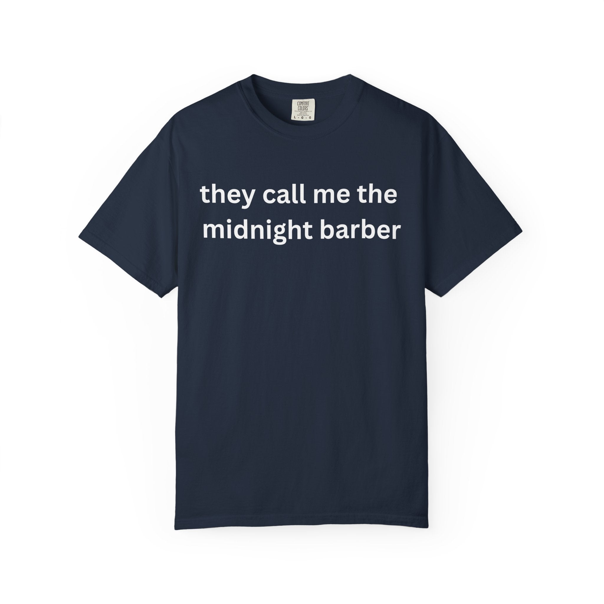 Midnight Barber T-Shirt, Casual Unisex Tee