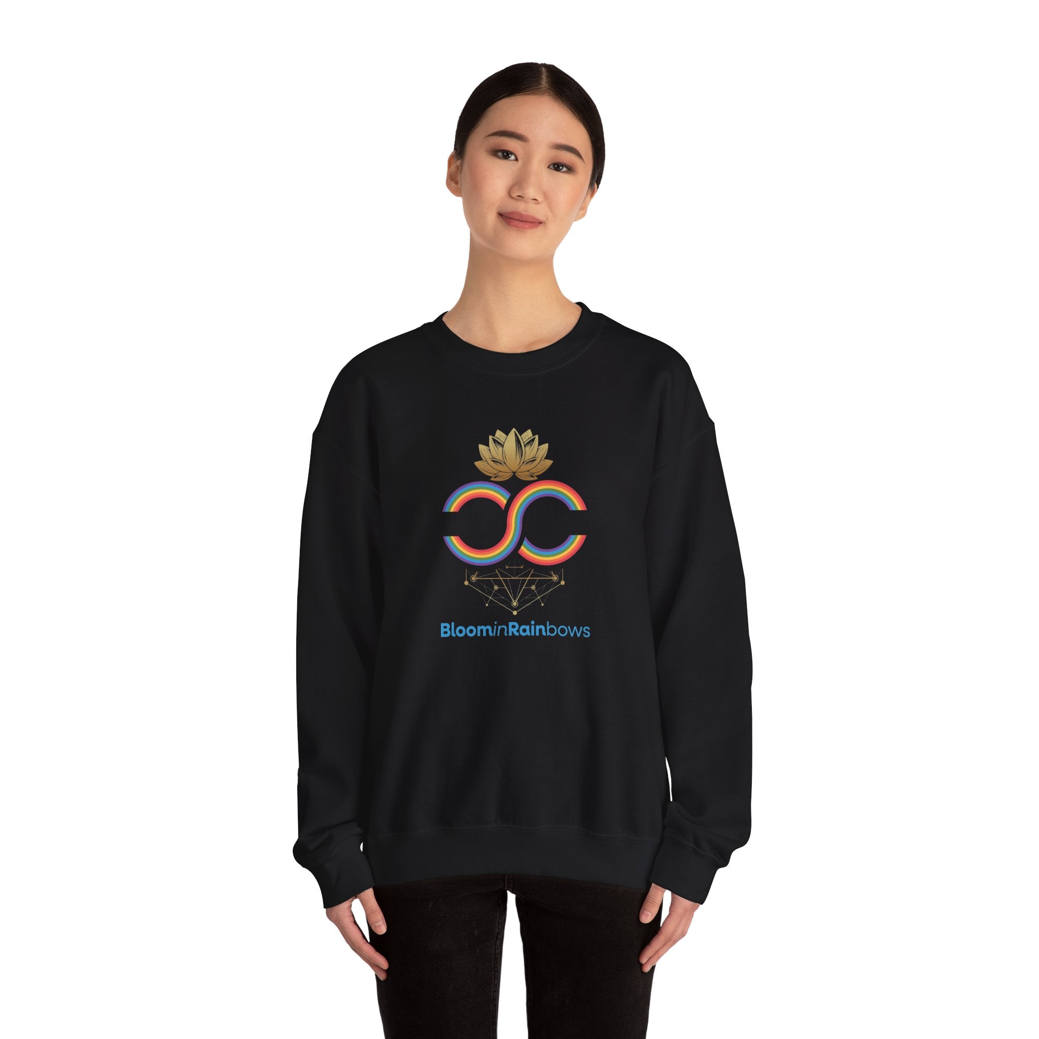Bloomin Rainbows Crewneck Sweatshirt