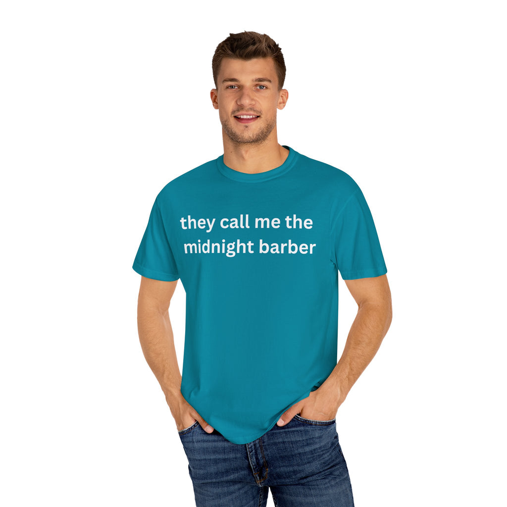 Midnight Barber T-Shirt, Casual Unisex Tee