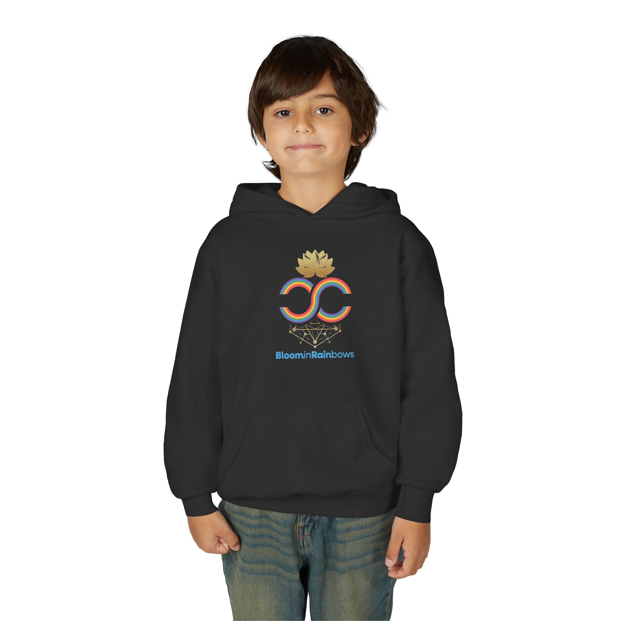 Youth Bloomin Rainbows Kids Hoodie