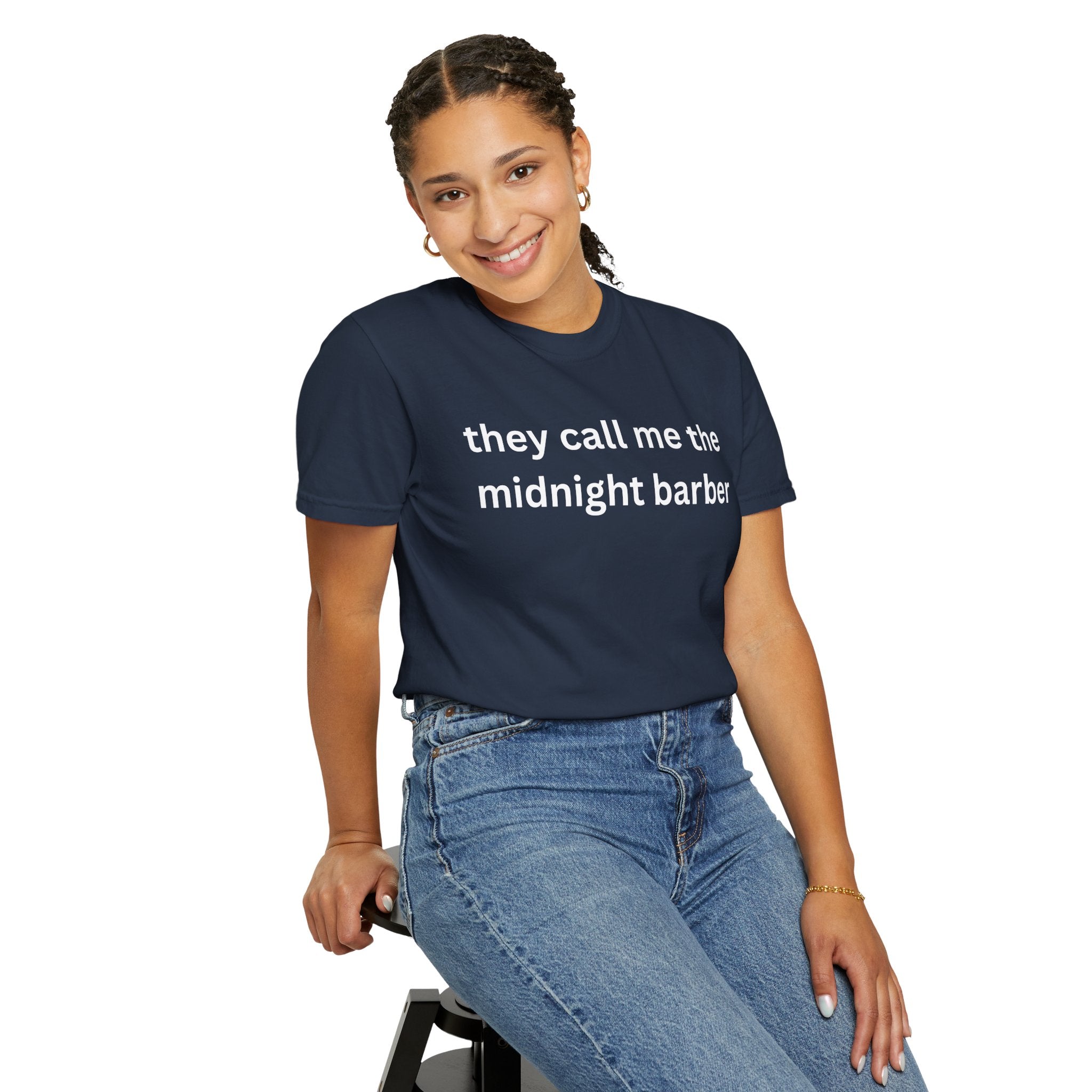Midnight Barber T-Shirt, Casual Unisex Tee