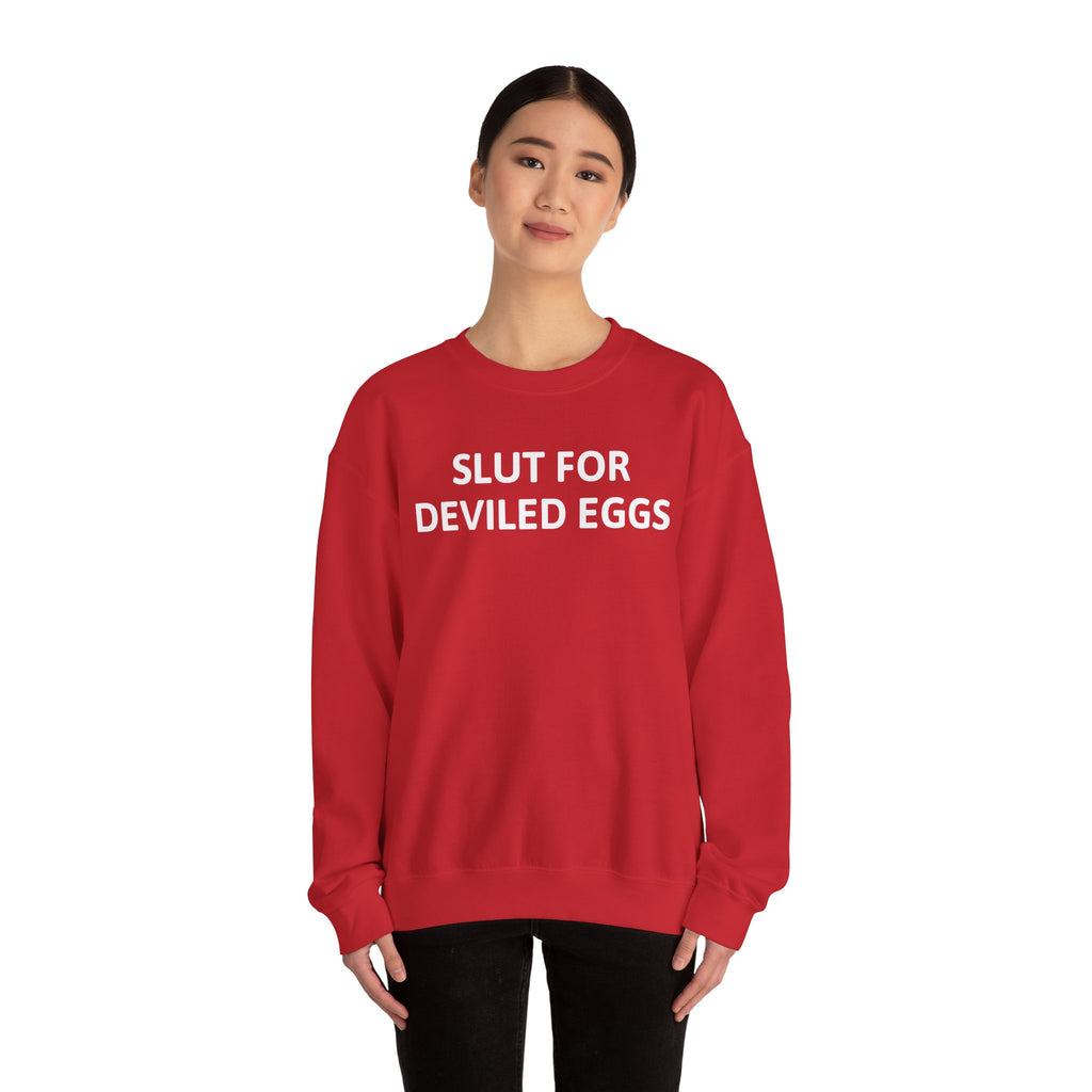 Deviled Eggs Lover Sweatshirt - Unisex Heavy Blend™ Crewneck