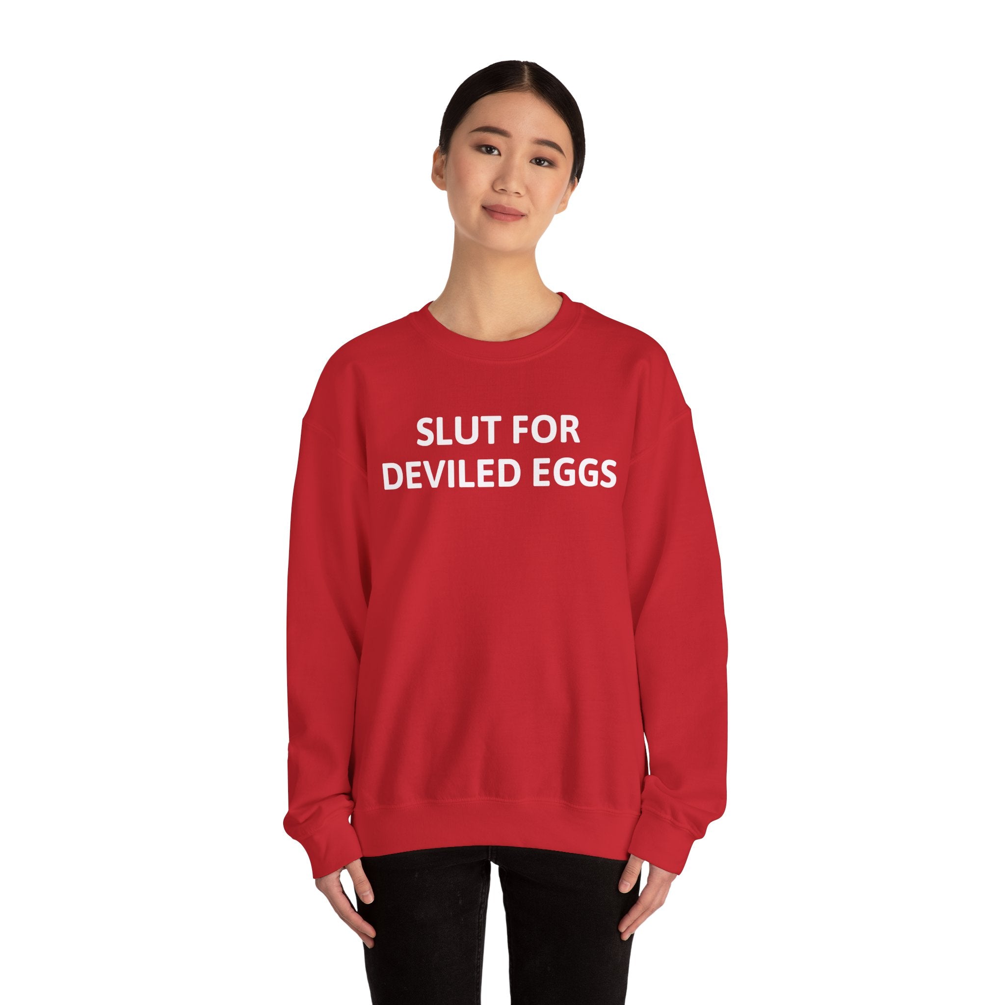 Deviled Eggs Lover Sweatshirt - Unisex Heavy Blend™ Crewneck