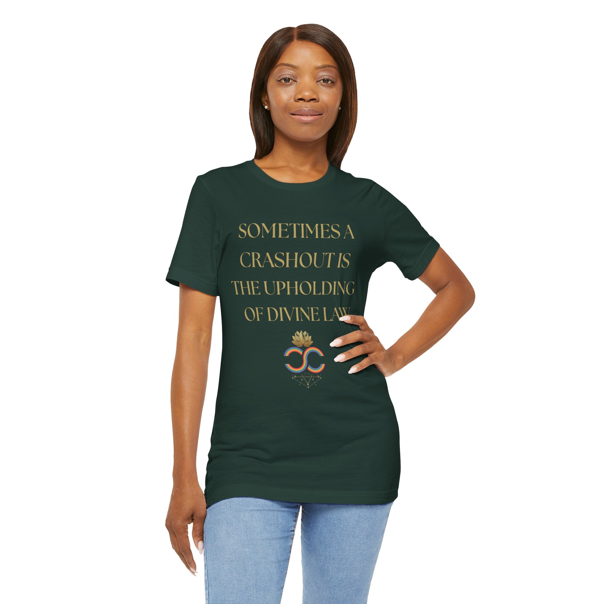 Divine Law Art Unisex Tee, Inspirational Shirt