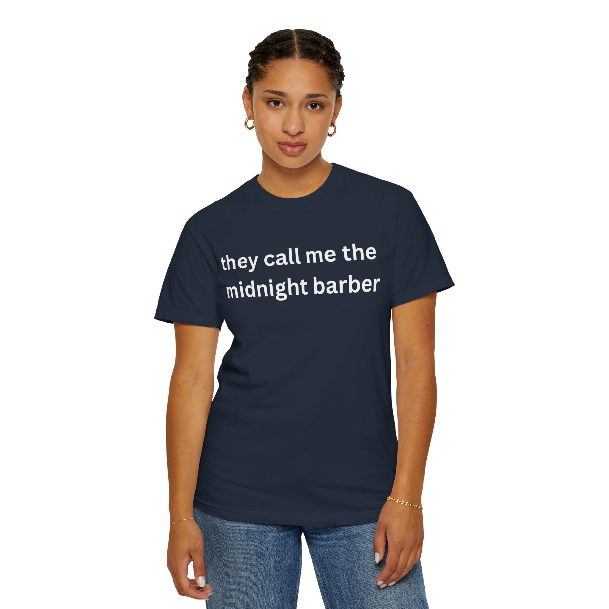 Midnight Barber T-Shirt, Casual Unisex Tee
