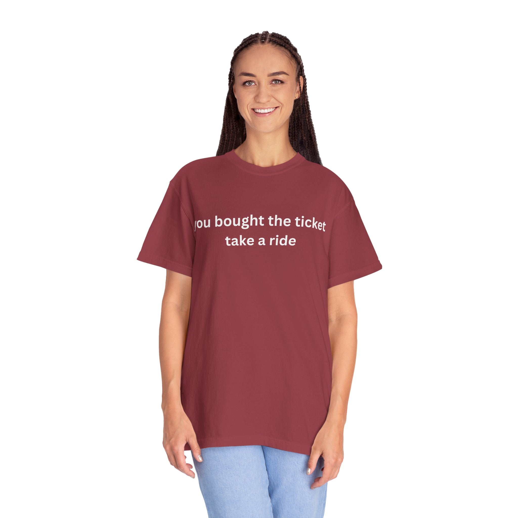 Adventure Awaits Unisex T-Shirt, Casual Wear, "You bought the ticket"