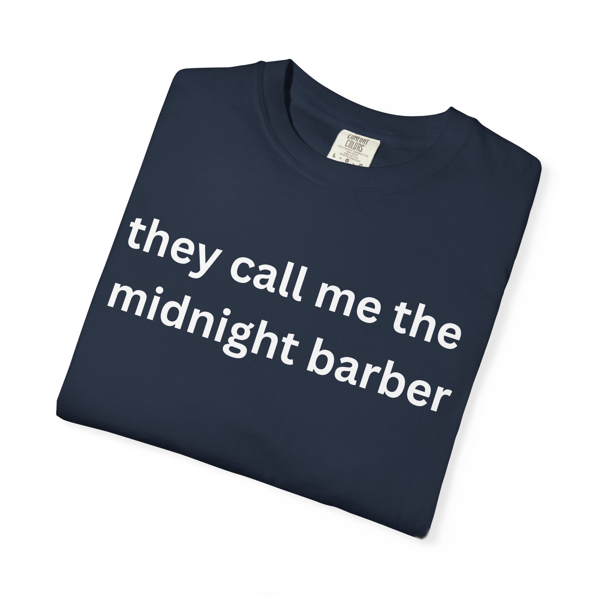 Midnight Barber T-Shirt, Casual Unisex Tee
