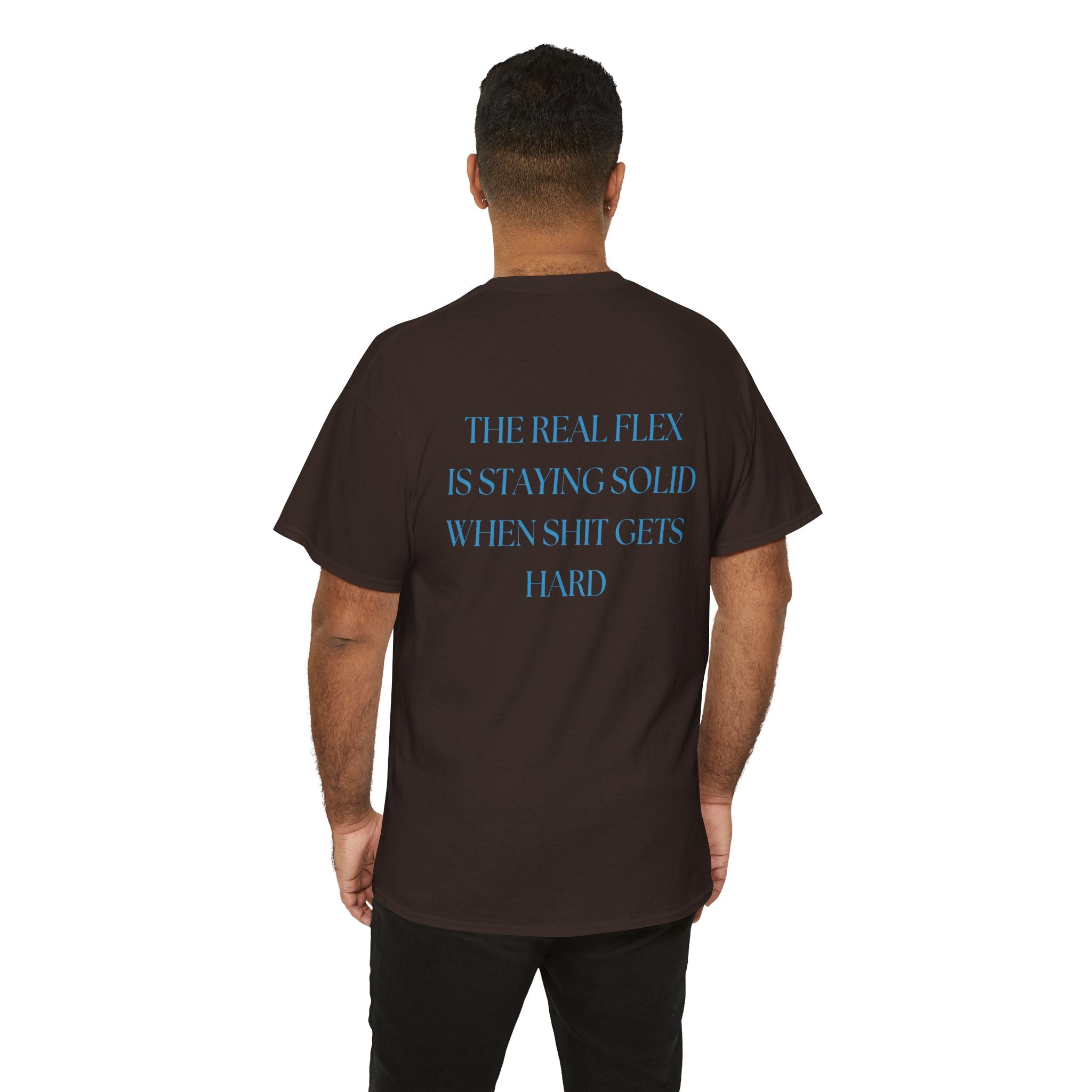 "The Real Flex" Inspirational Quote Unisex Tee