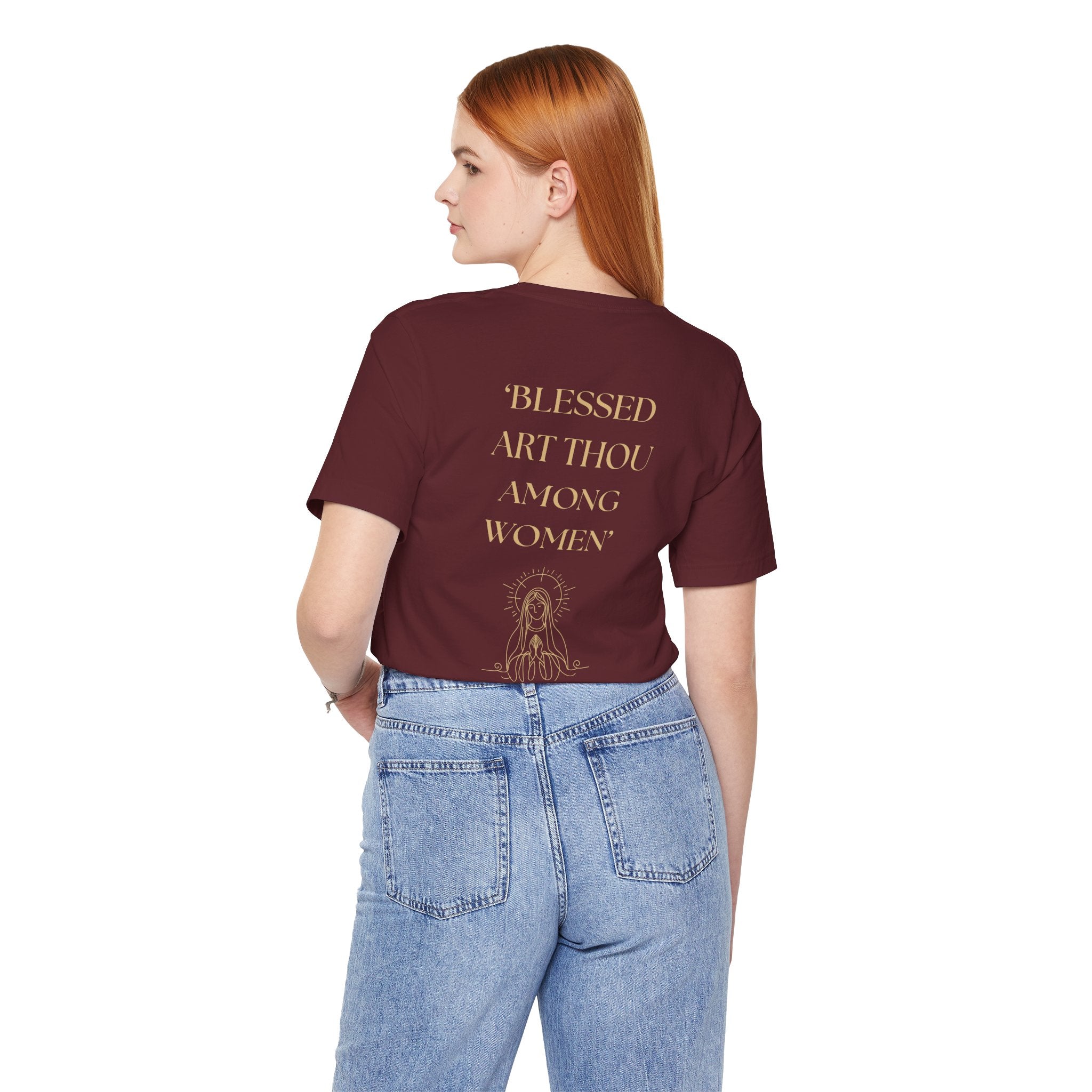 AMOBI Blessed Art Thou Women Unisex Tee