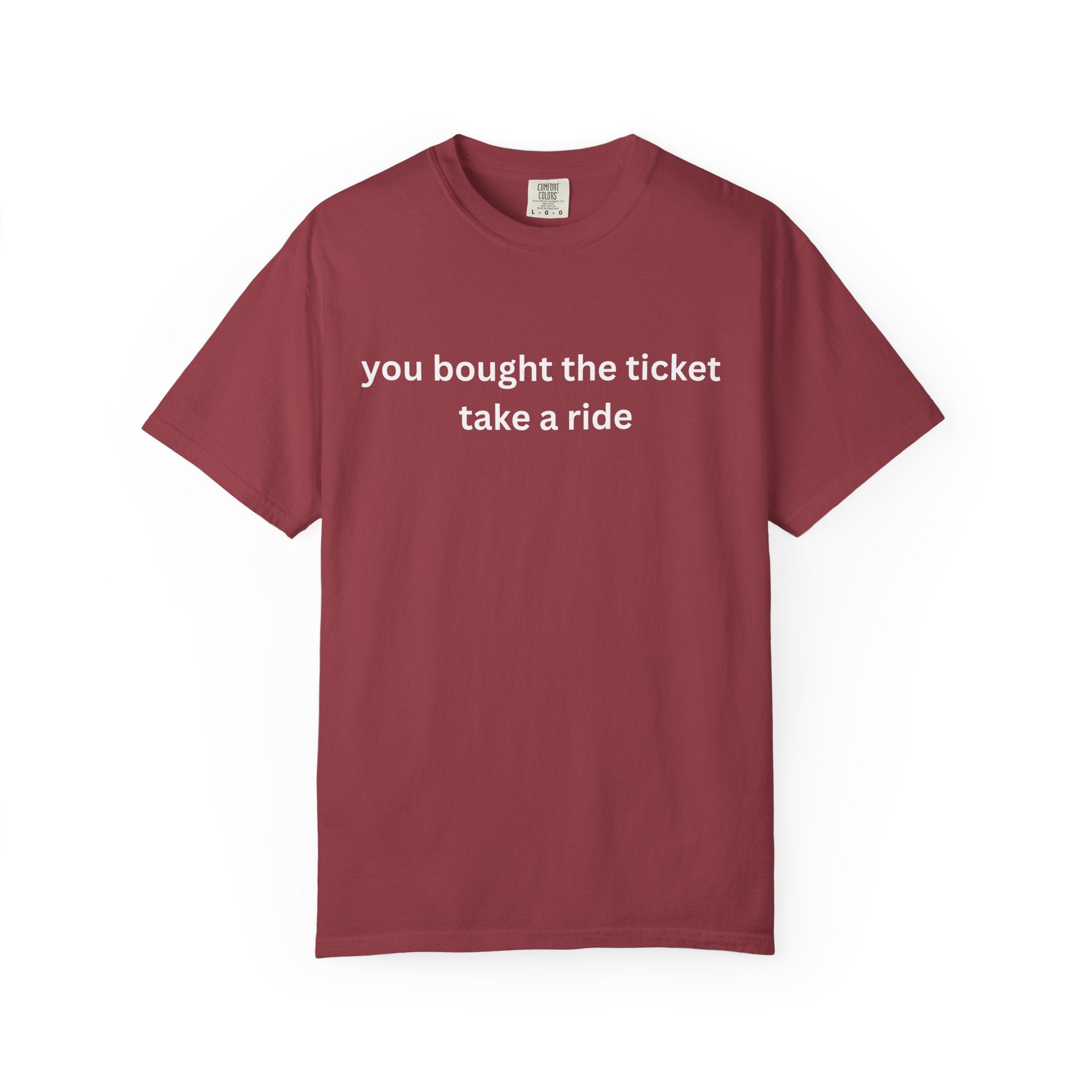Adventure Awaits Unisex T-Shirt, Casual Wear, "You bought the ticket"