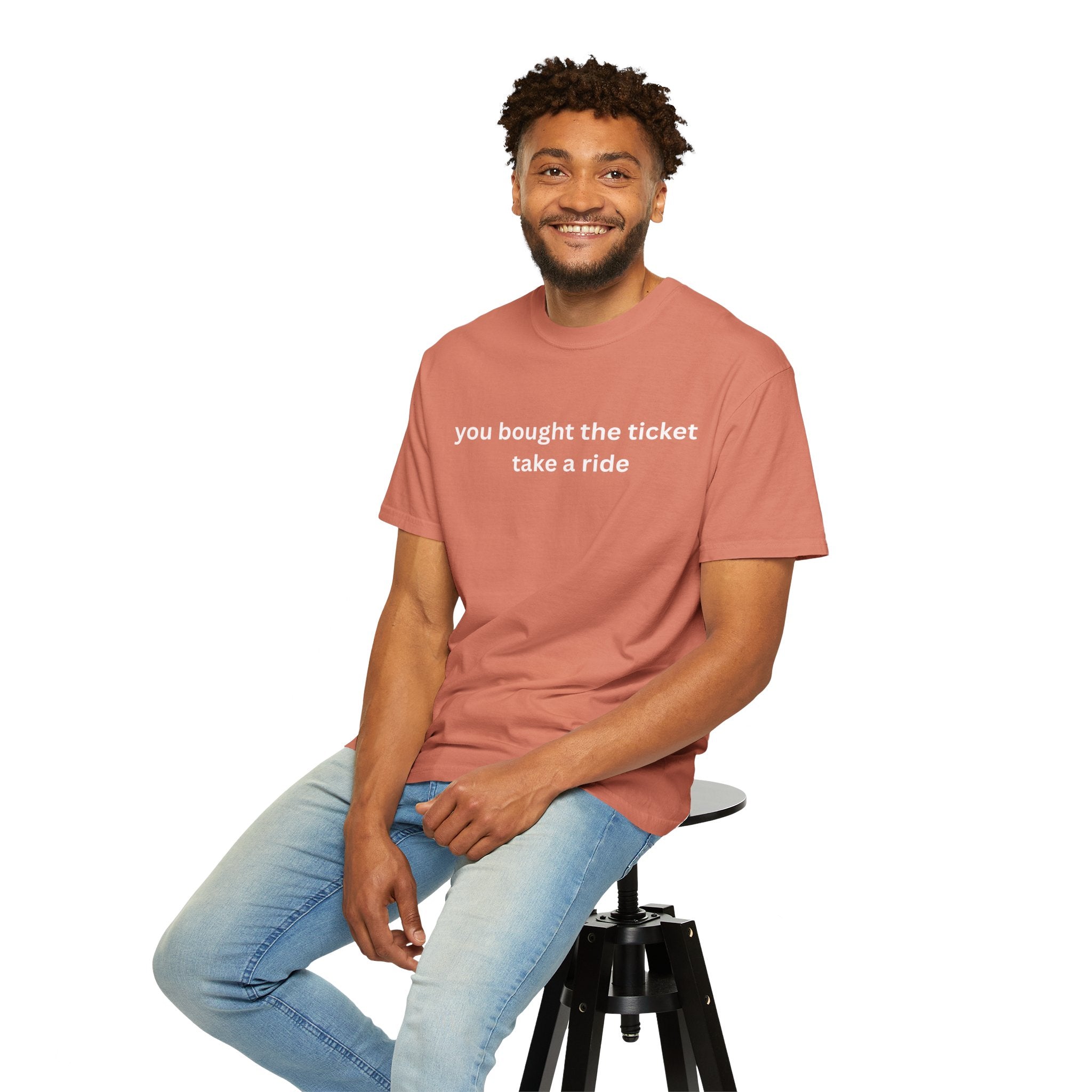 Adventure Awaits Unisex T-Shirt, Casual Wear, "You bought the ticket"