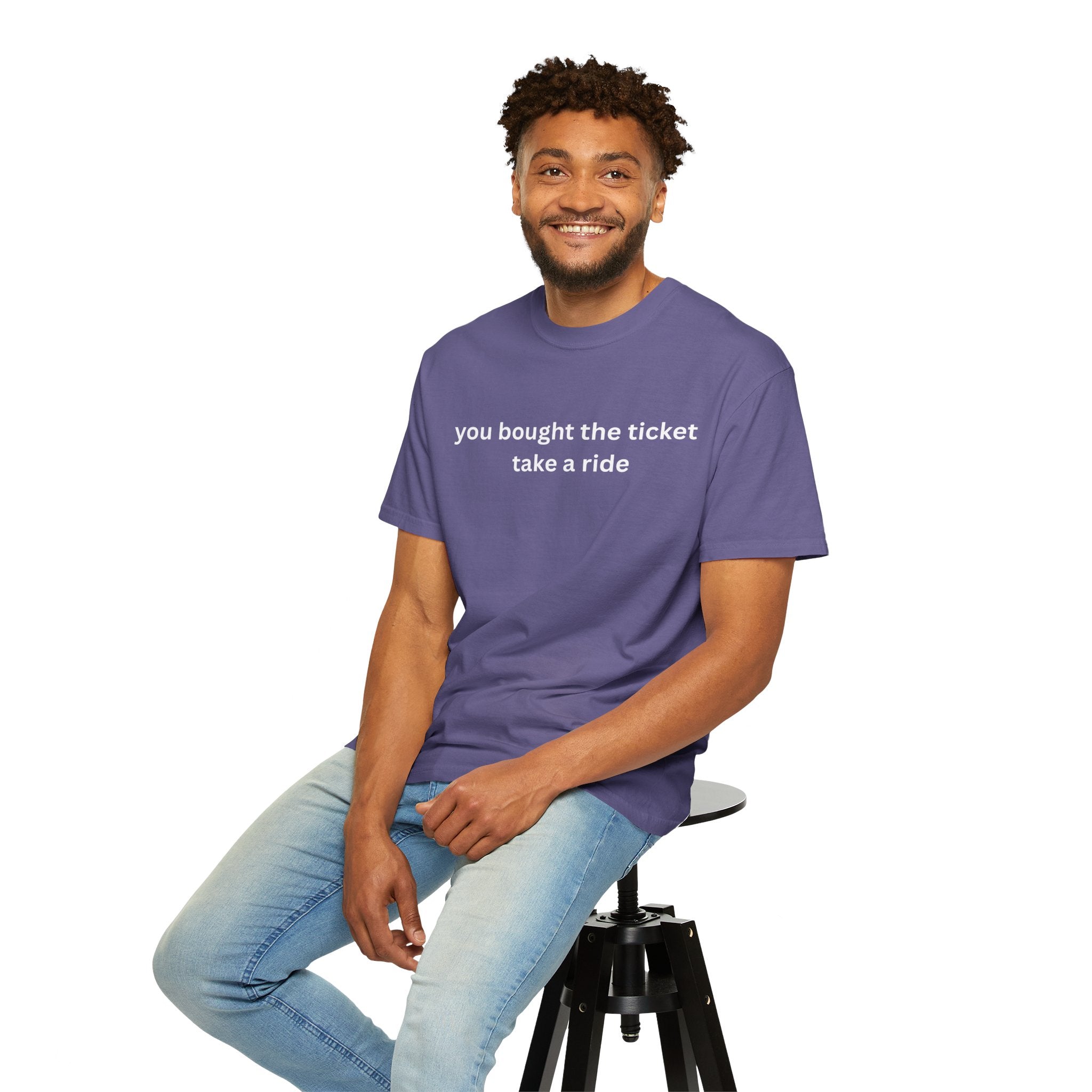 Adventure Awaits Unisex T-Shirt, Casual Wear, "You bought the ticket"