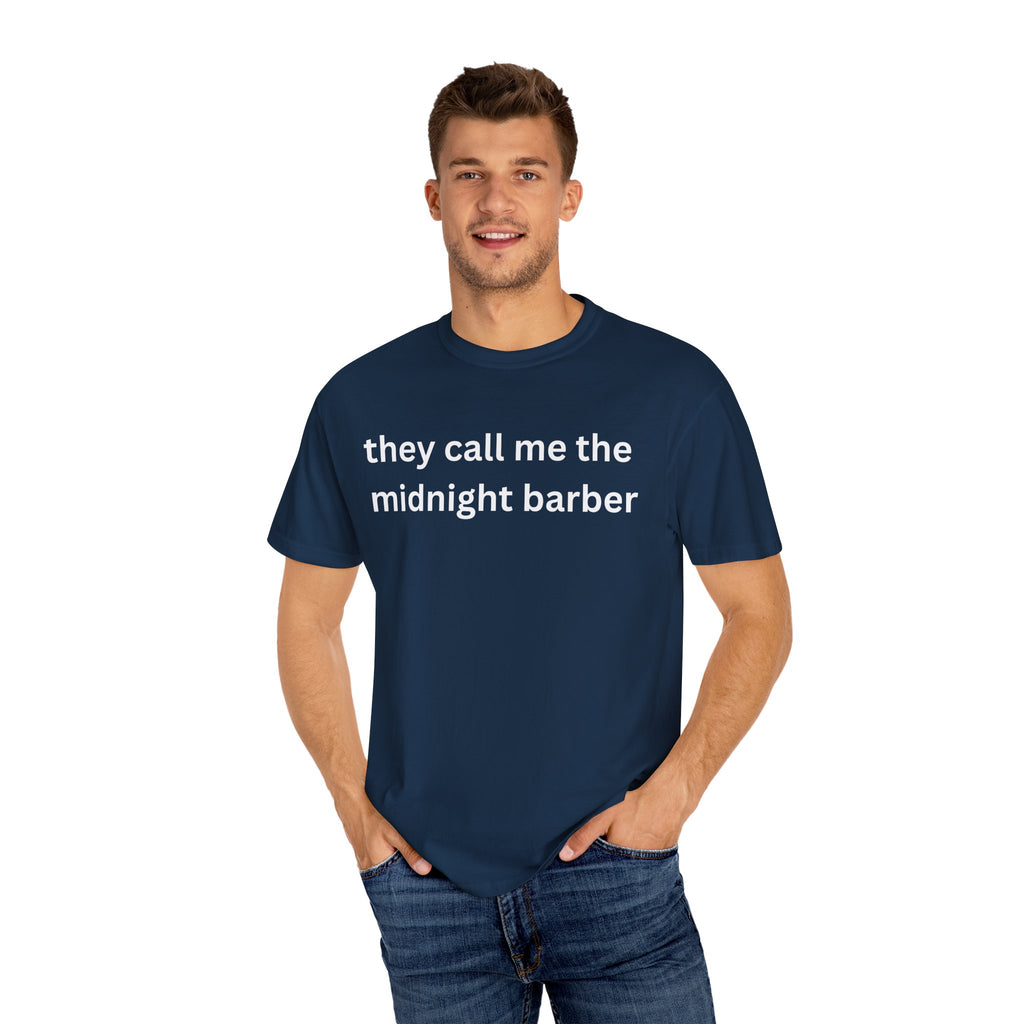 Midnight Barber T-Shirt, Casual Unisex Tee