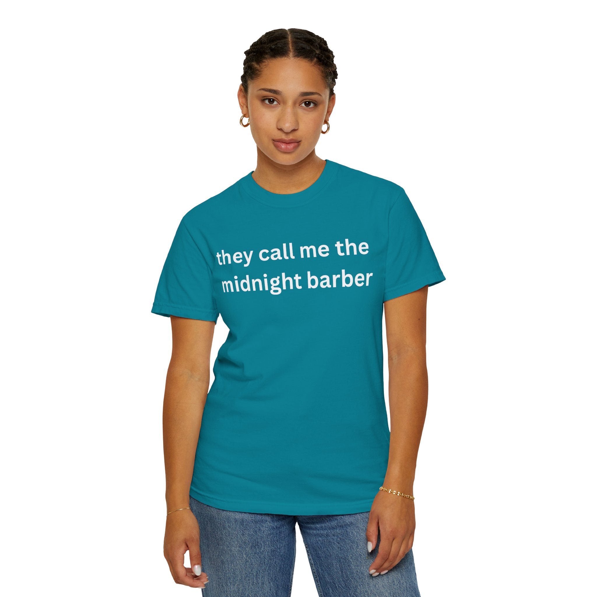 Midnight Barber T-Shirt, Casual Unisex Tee
