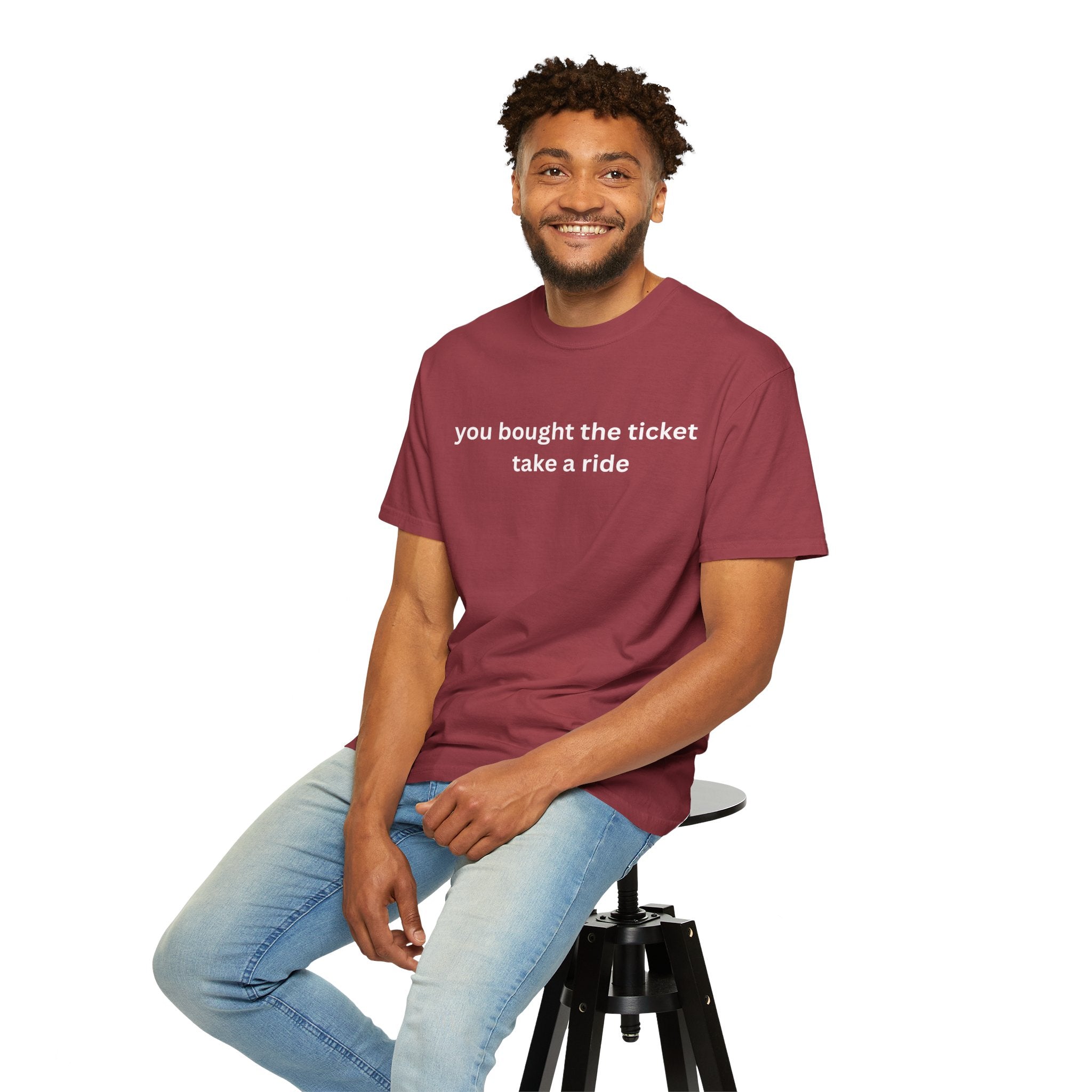 Adventure Awaits Unisex T-Shirt, Casual Wear, "You bought the ticket"